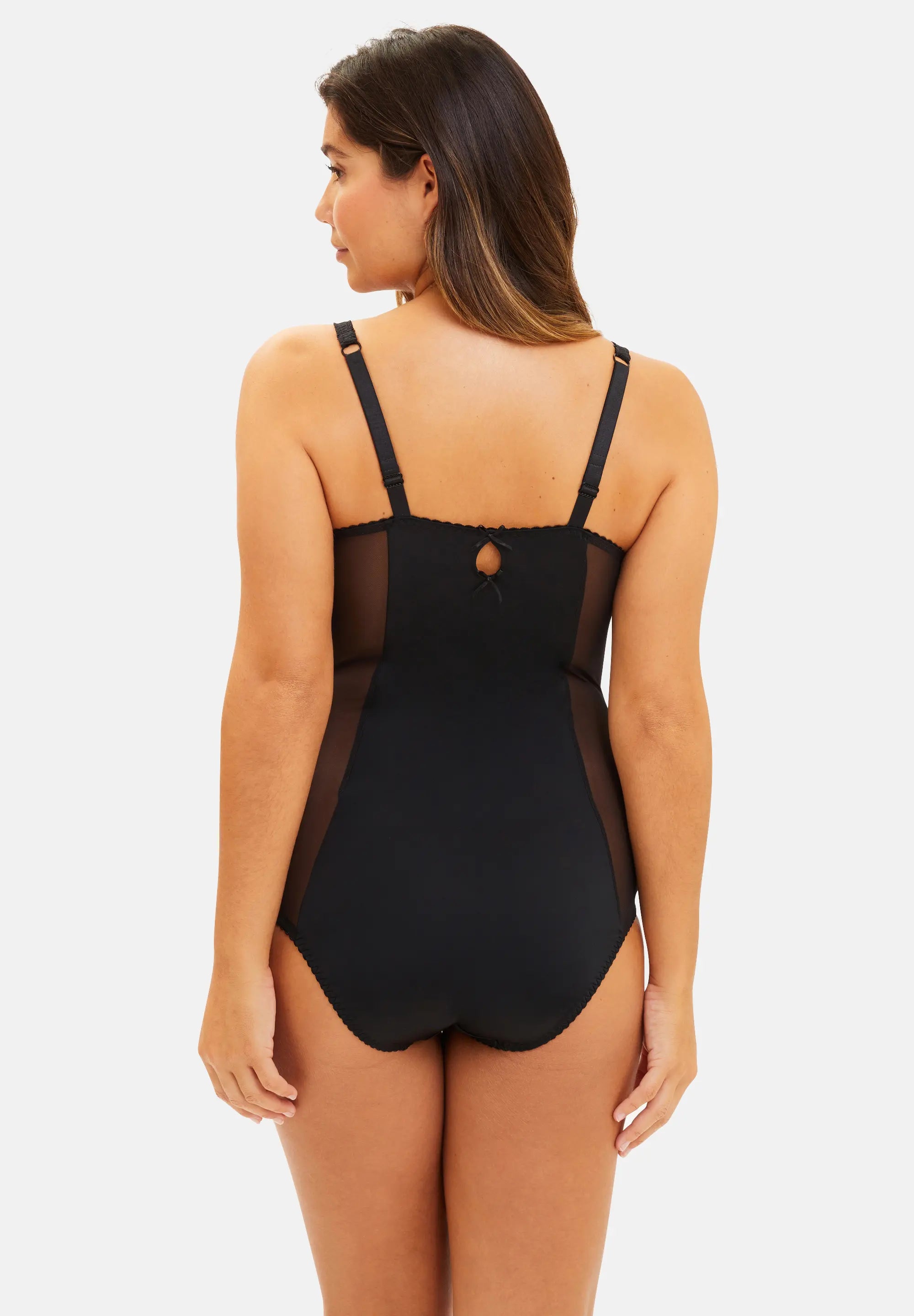 Body Arum Glitter Zwart & Rood Glitterachtig