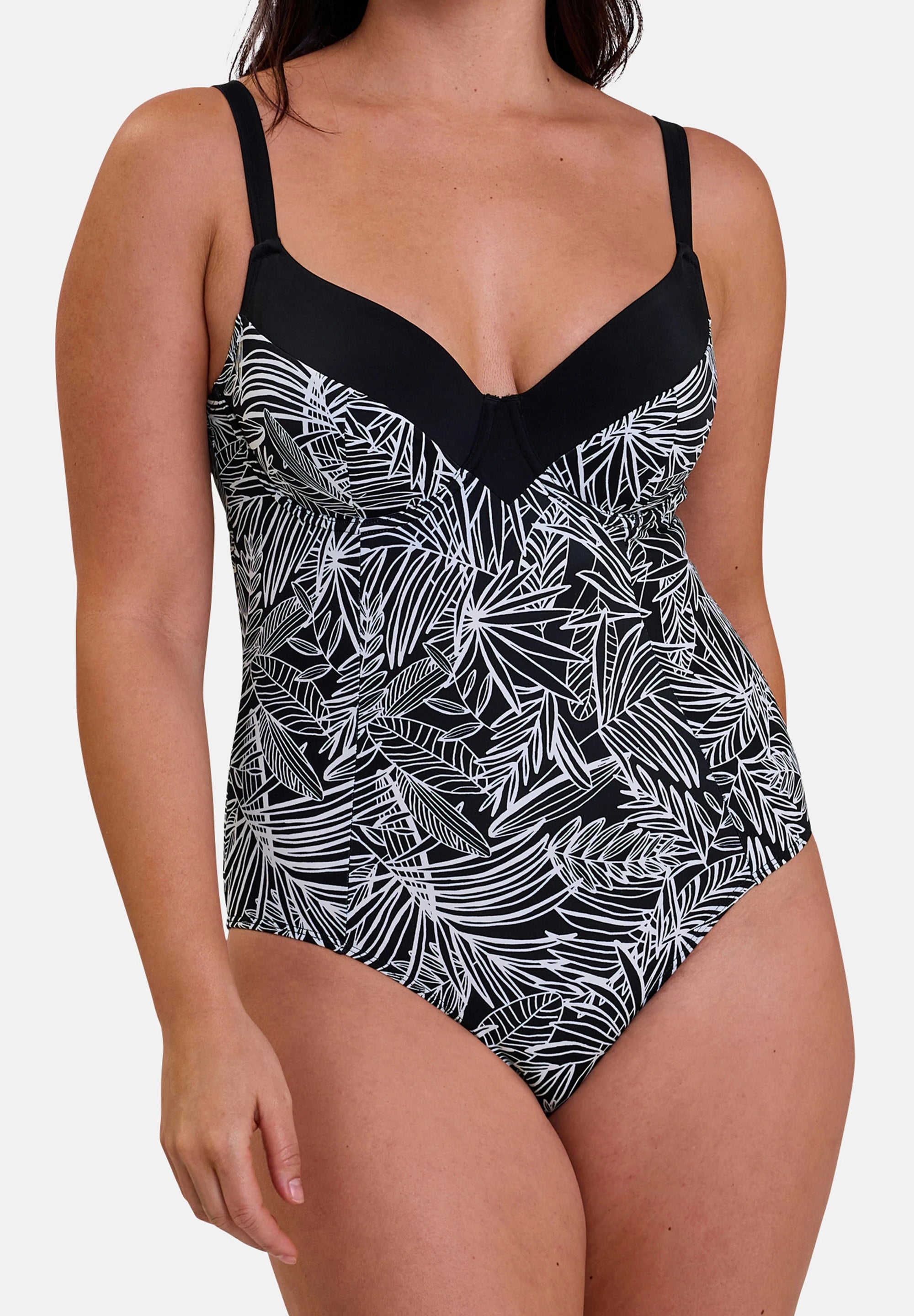 Maillot de bain une pièce Seychelles avec tunique – vue de face