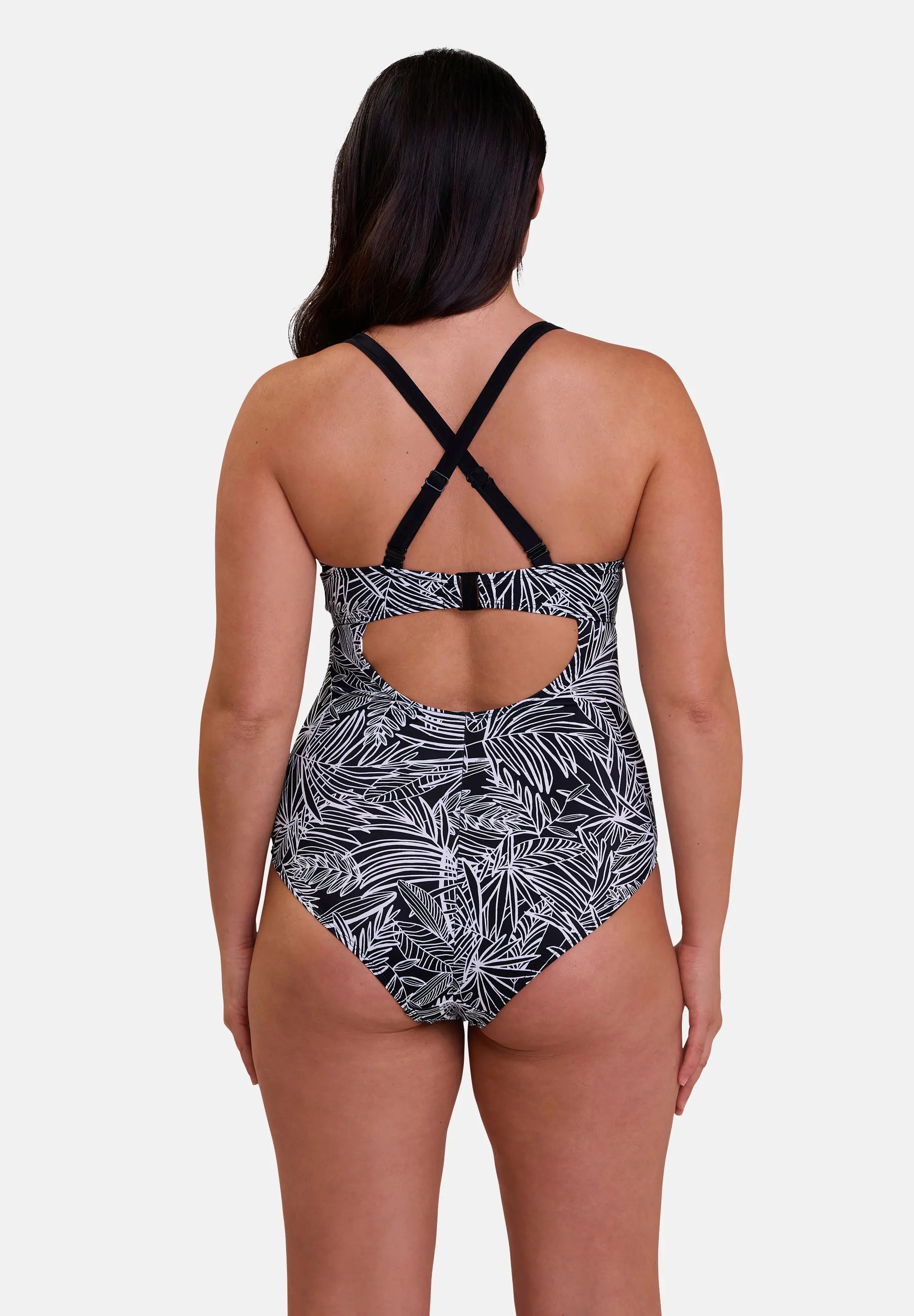 Maillot de bain une pièce Seychelles Imprimé Palmier Graphique