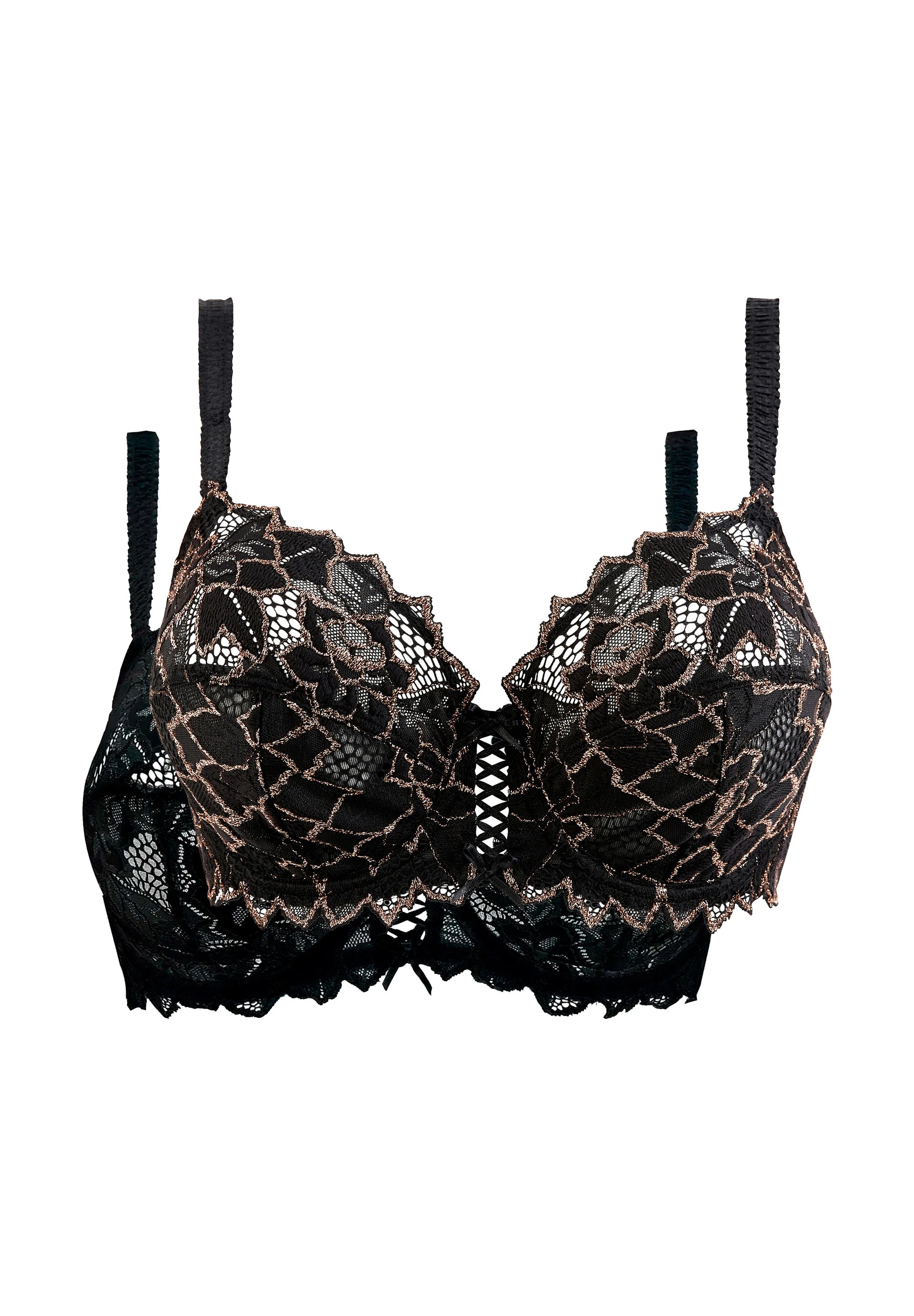 Lot de 2 soutiens-gorge Arum Party et Arum Noir