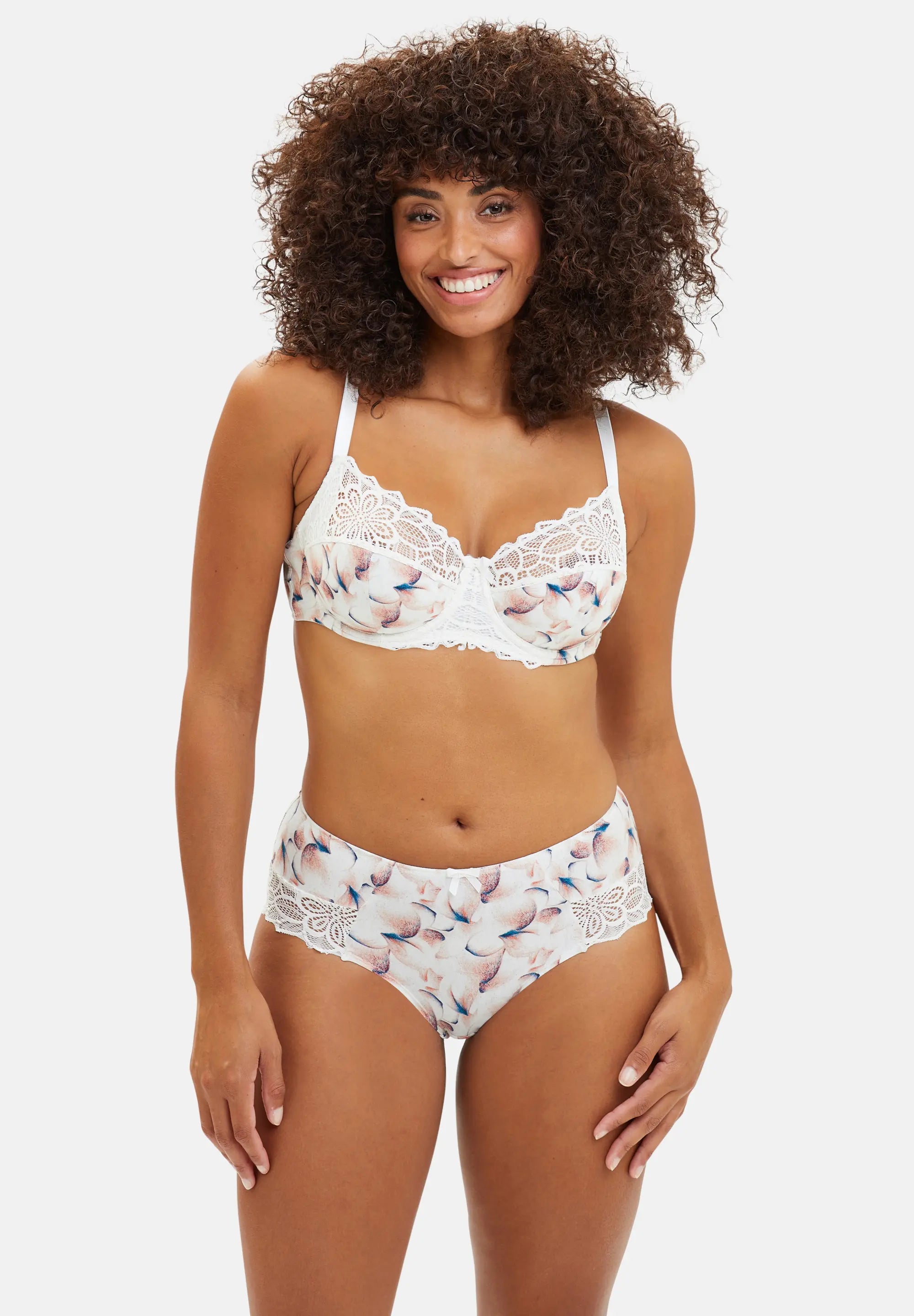 Flora Pastell Gesäßetry Print Damen-Hipster