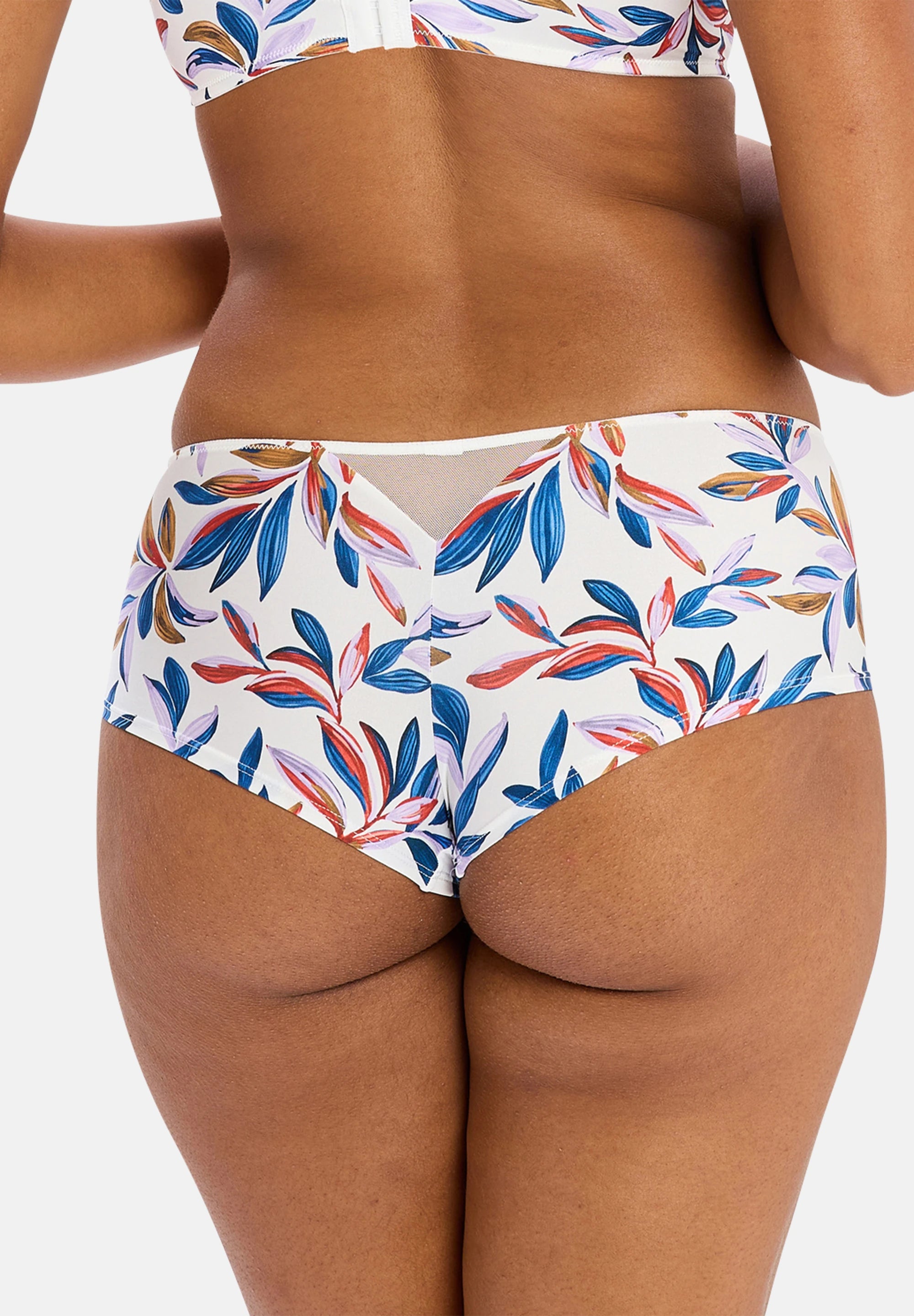 Shorty Narcisse Print Végétal Graphique