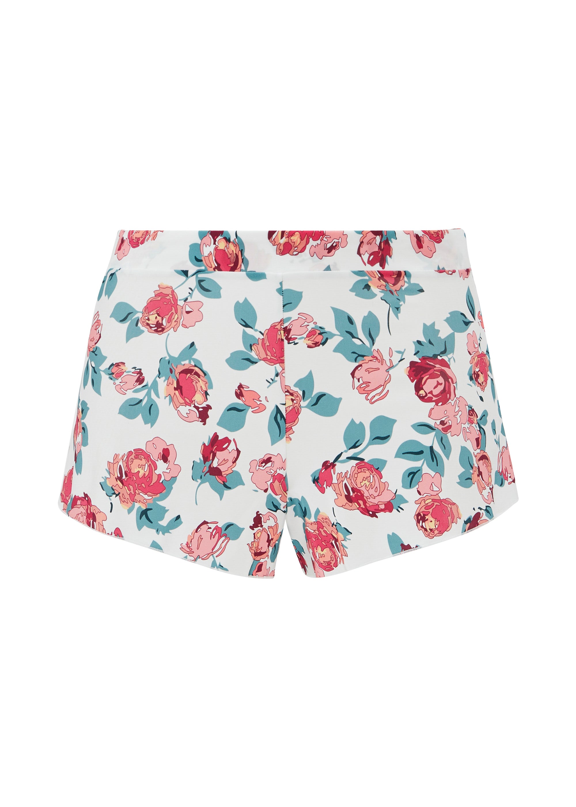 Short Tiffany Imprimé Floral Rose & Ivoire