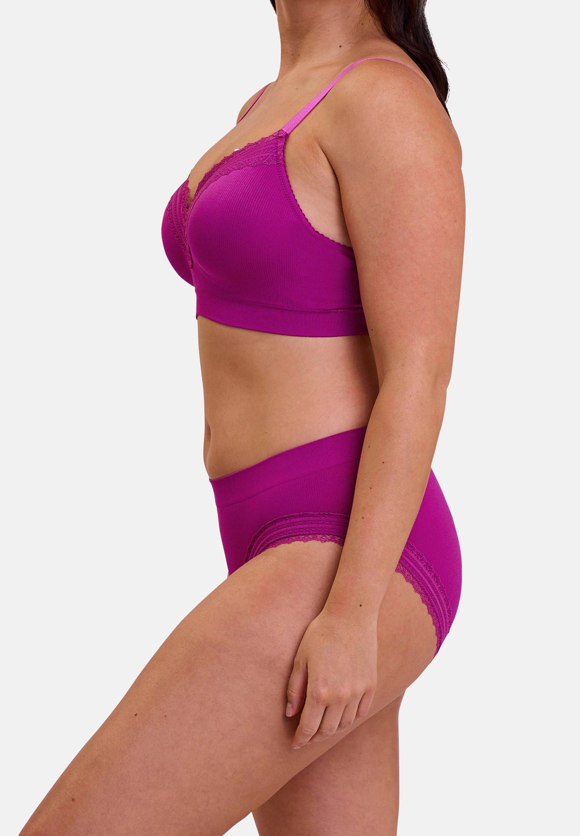 Slip Agathe Rose Fuchsia – vue ambiance