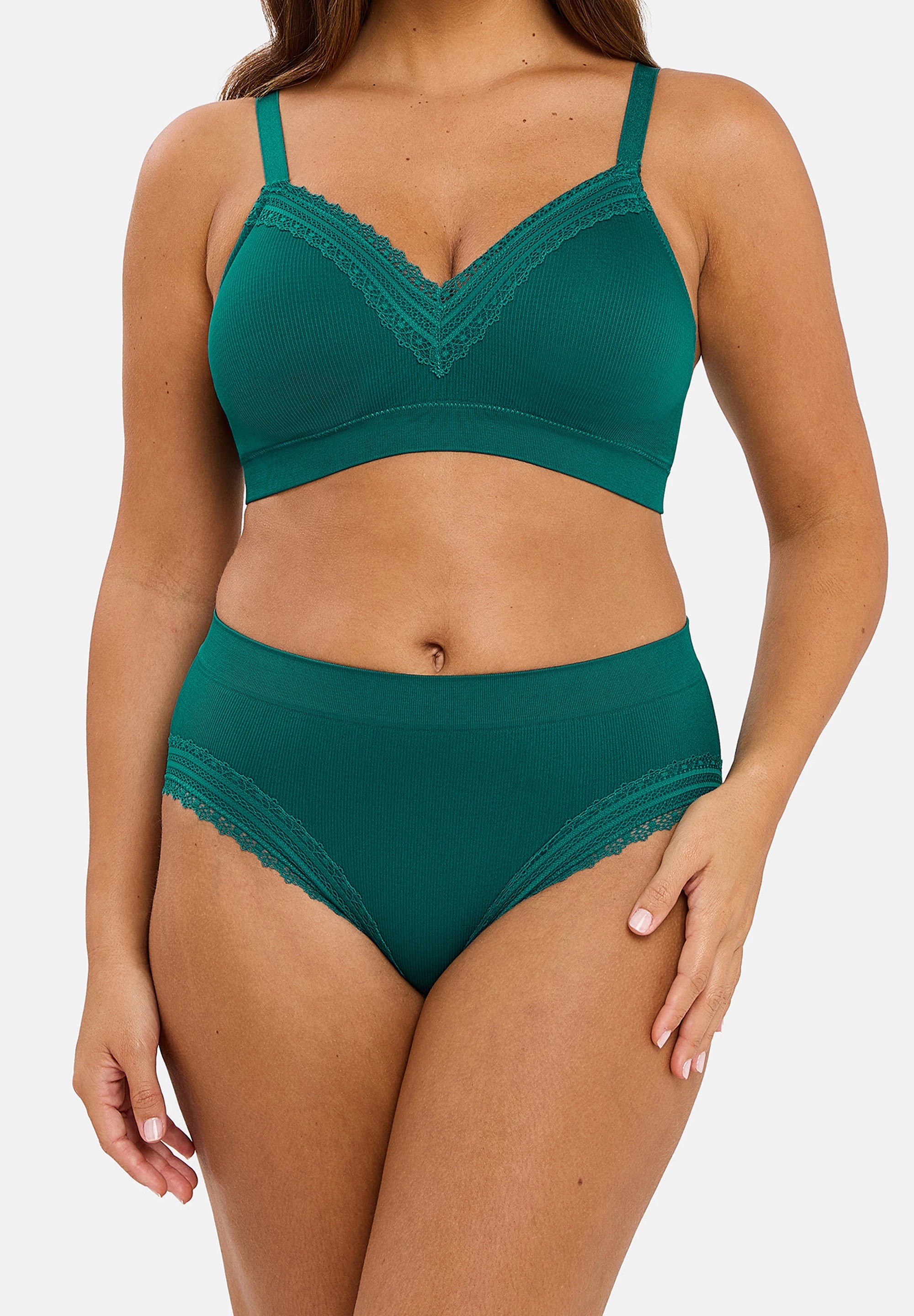 Slip Agathe Vert Emeraude