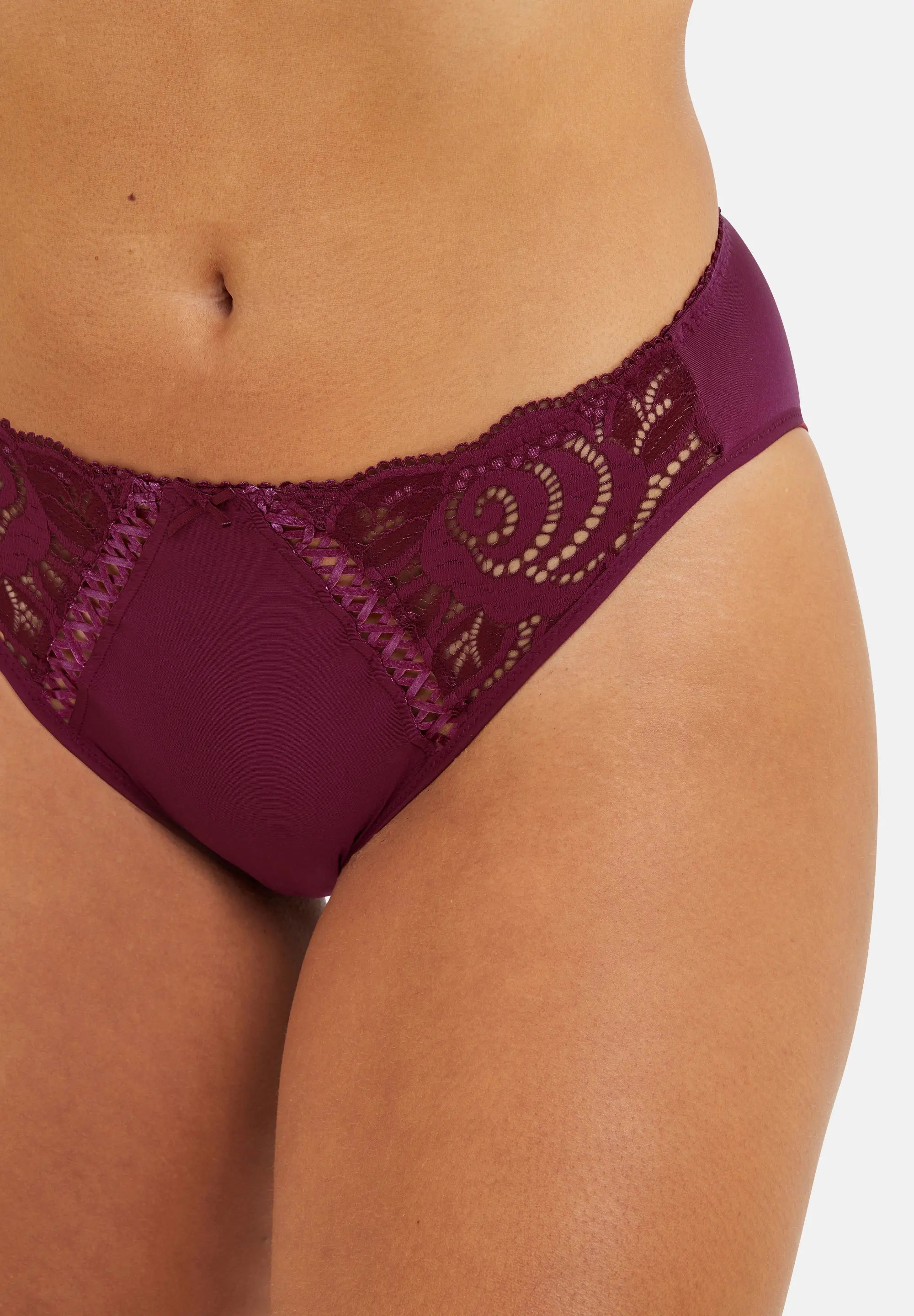 Slip Amélie Rouge Rhododendron