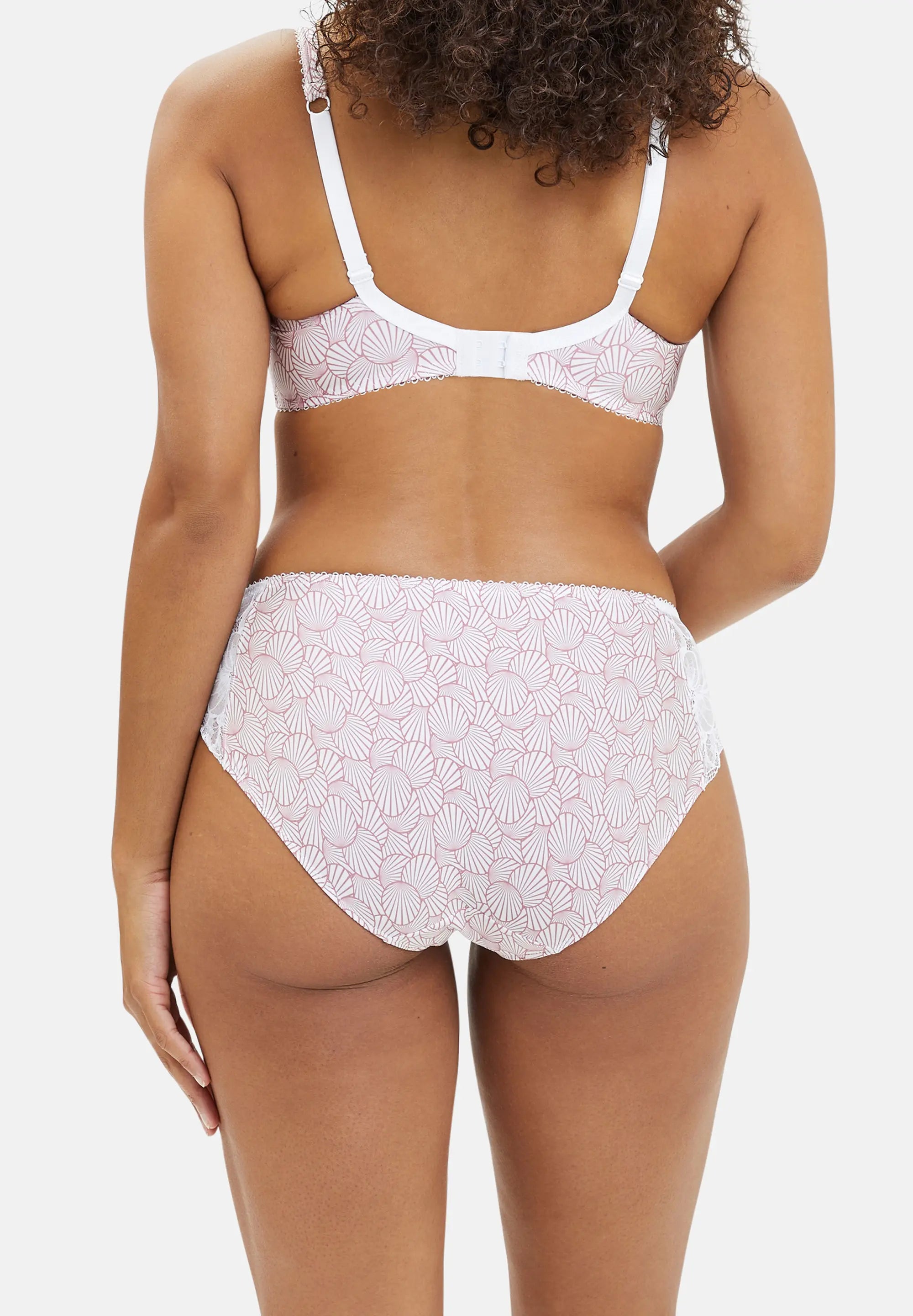 Soutien-gorge emboîtant Garance Imprimé Graphique Rose