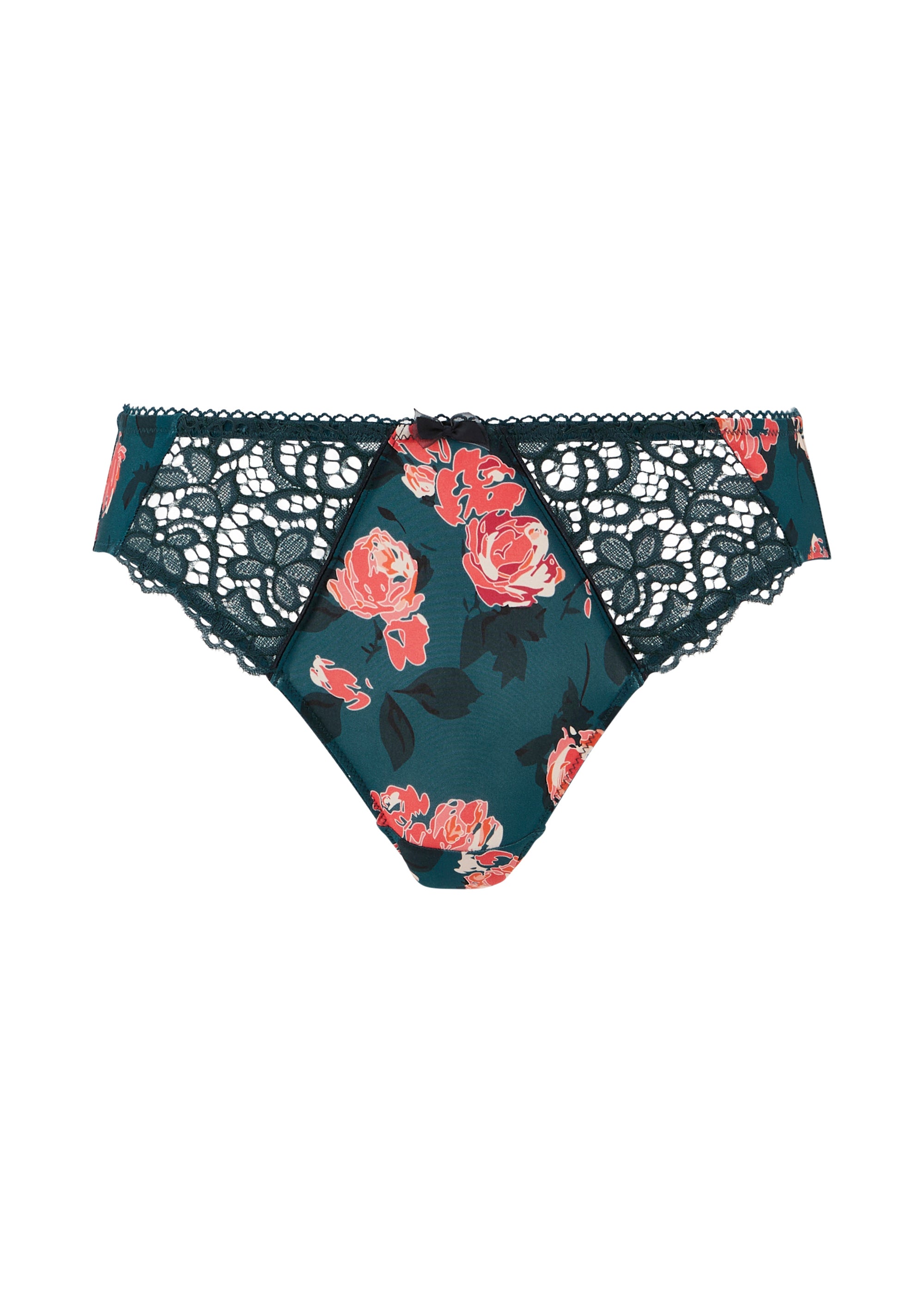 Slip Tiffany Bloemenprint Groen Balsam