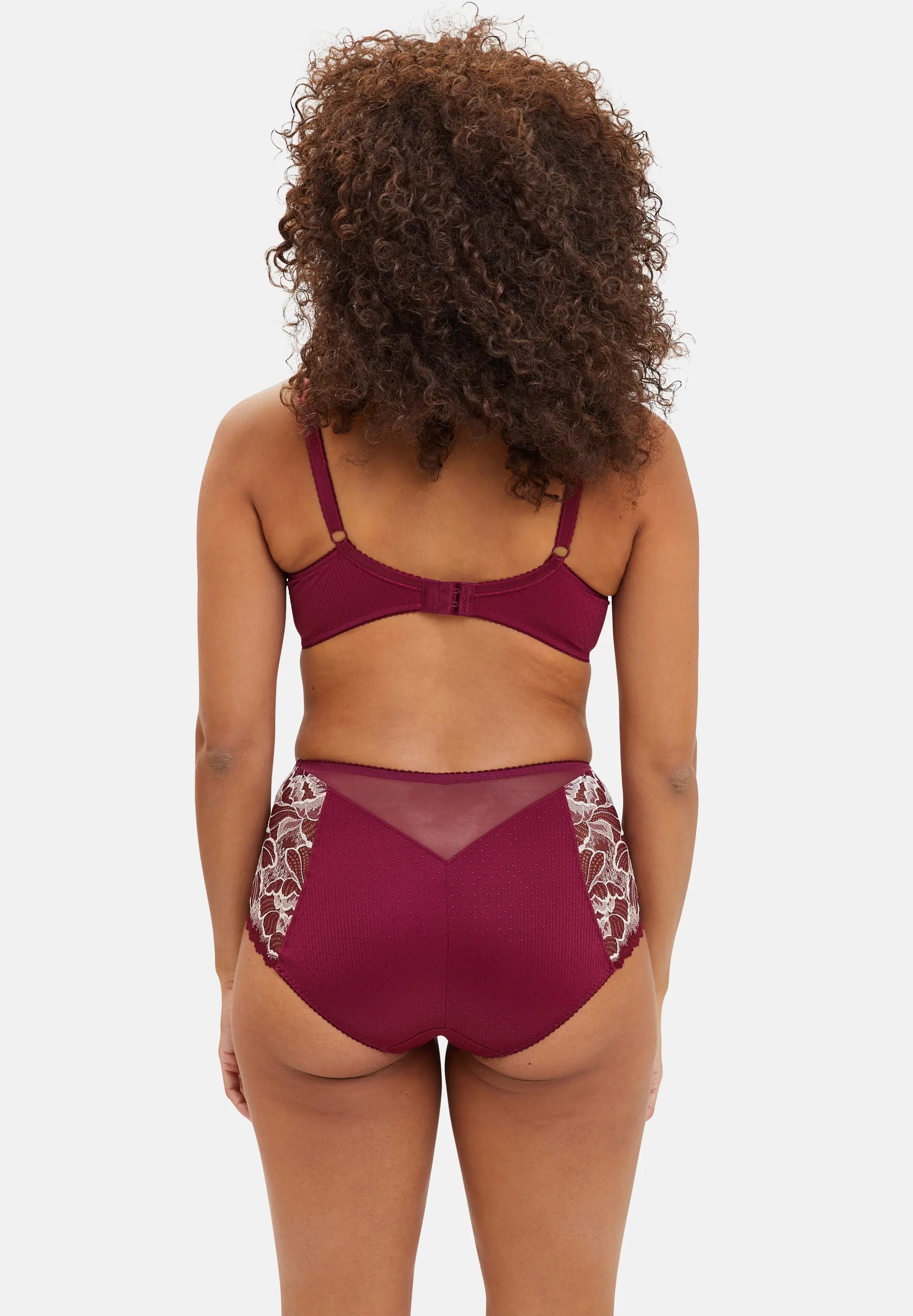 Soutien-gorge emboîtant Capucine Rouge Rhododendron & Rose Poudré