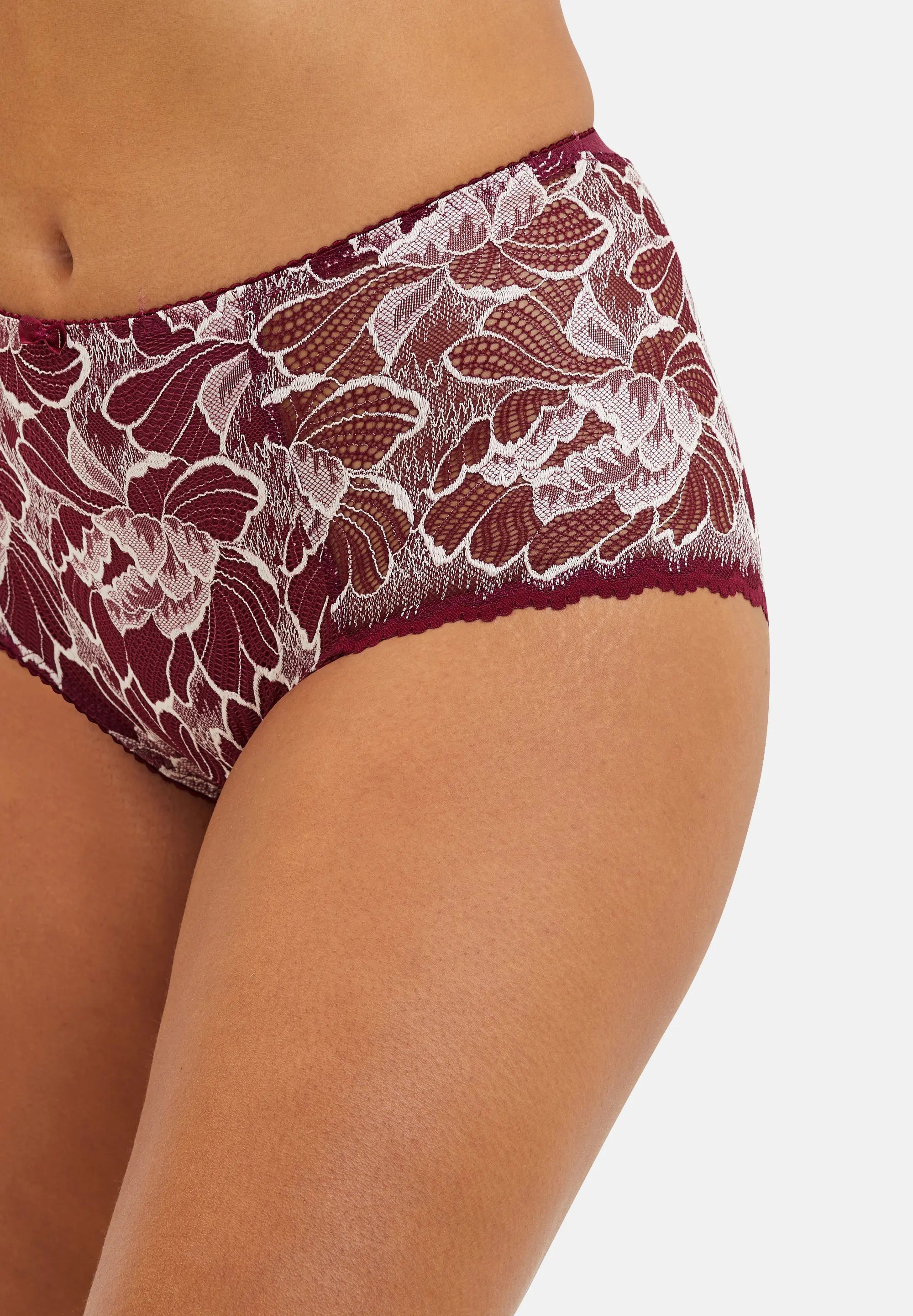 Culotte Capucine Rosso Rododendro e Rosa Cipria