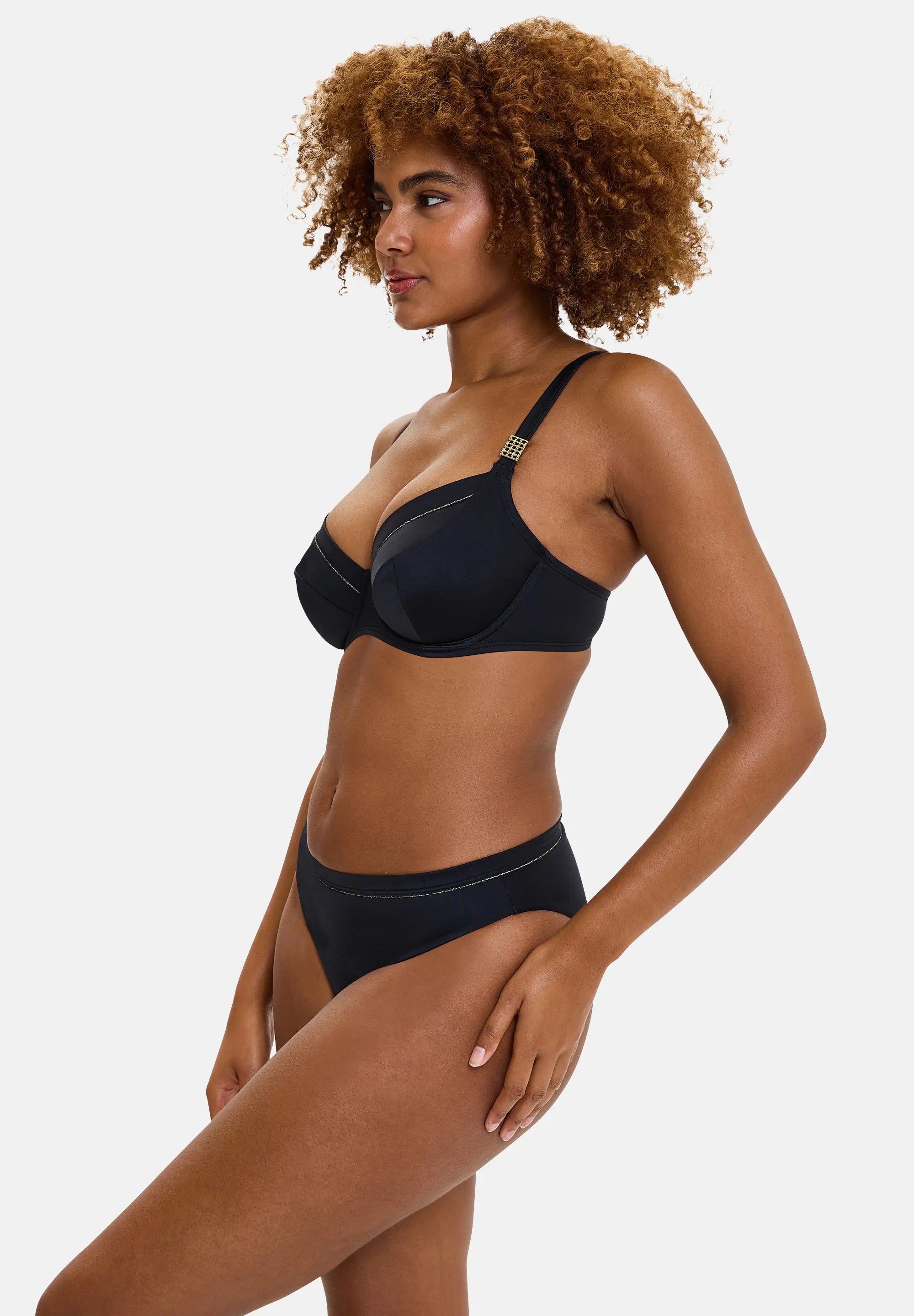 Slip de bain Speekaboo Shape Noir