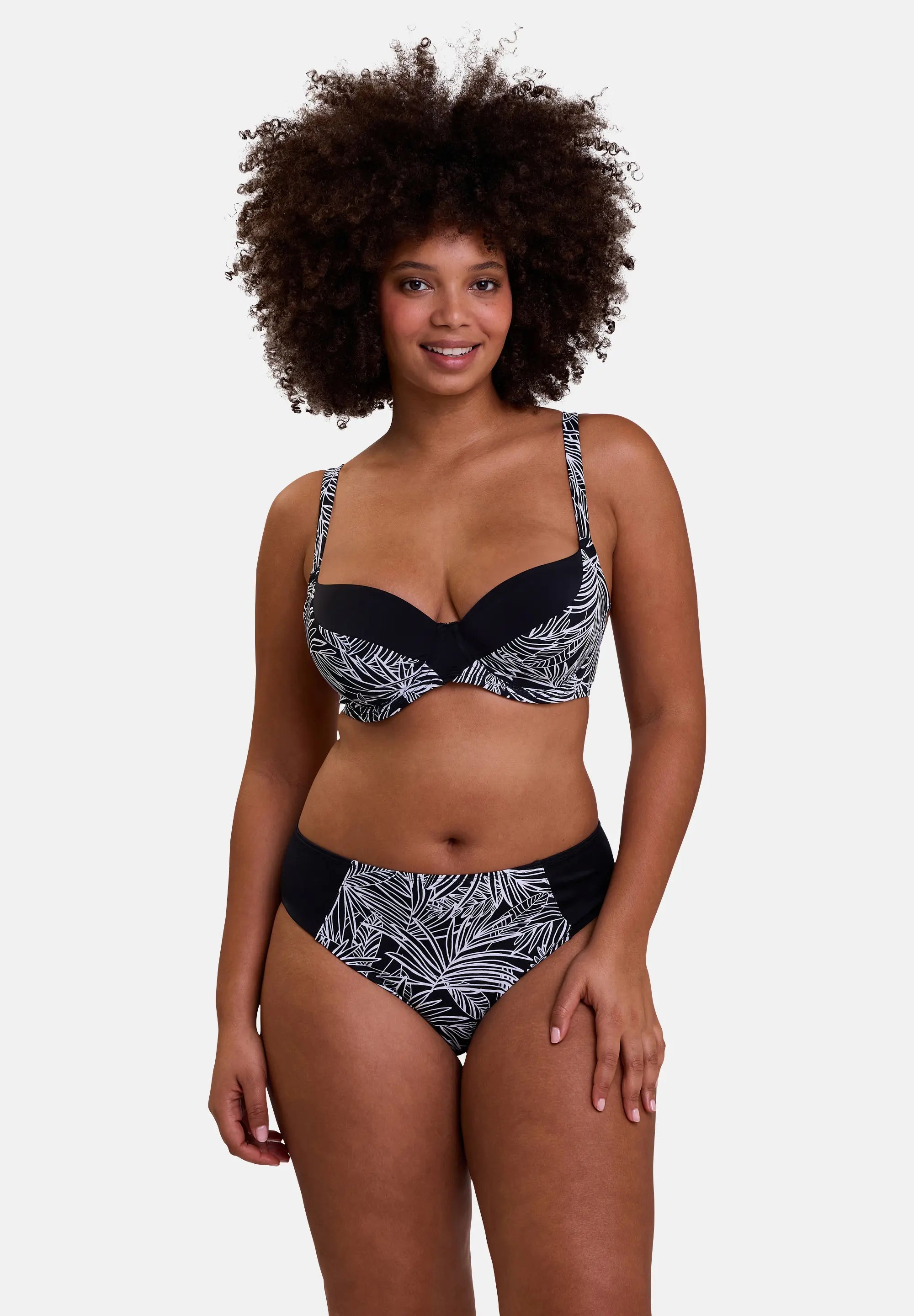 Slip de bain Seychelles Imprimé Palmier Graphique