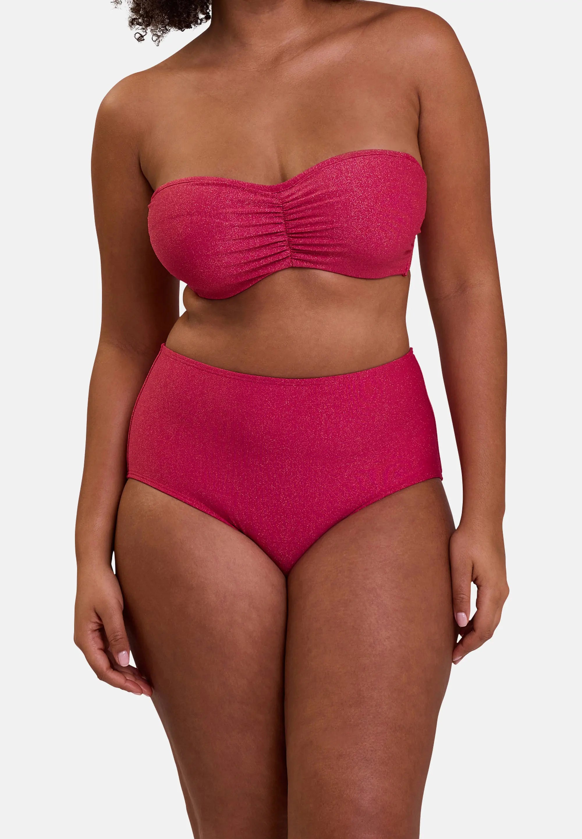 Hoge taille bikinislip Reflet Kers
