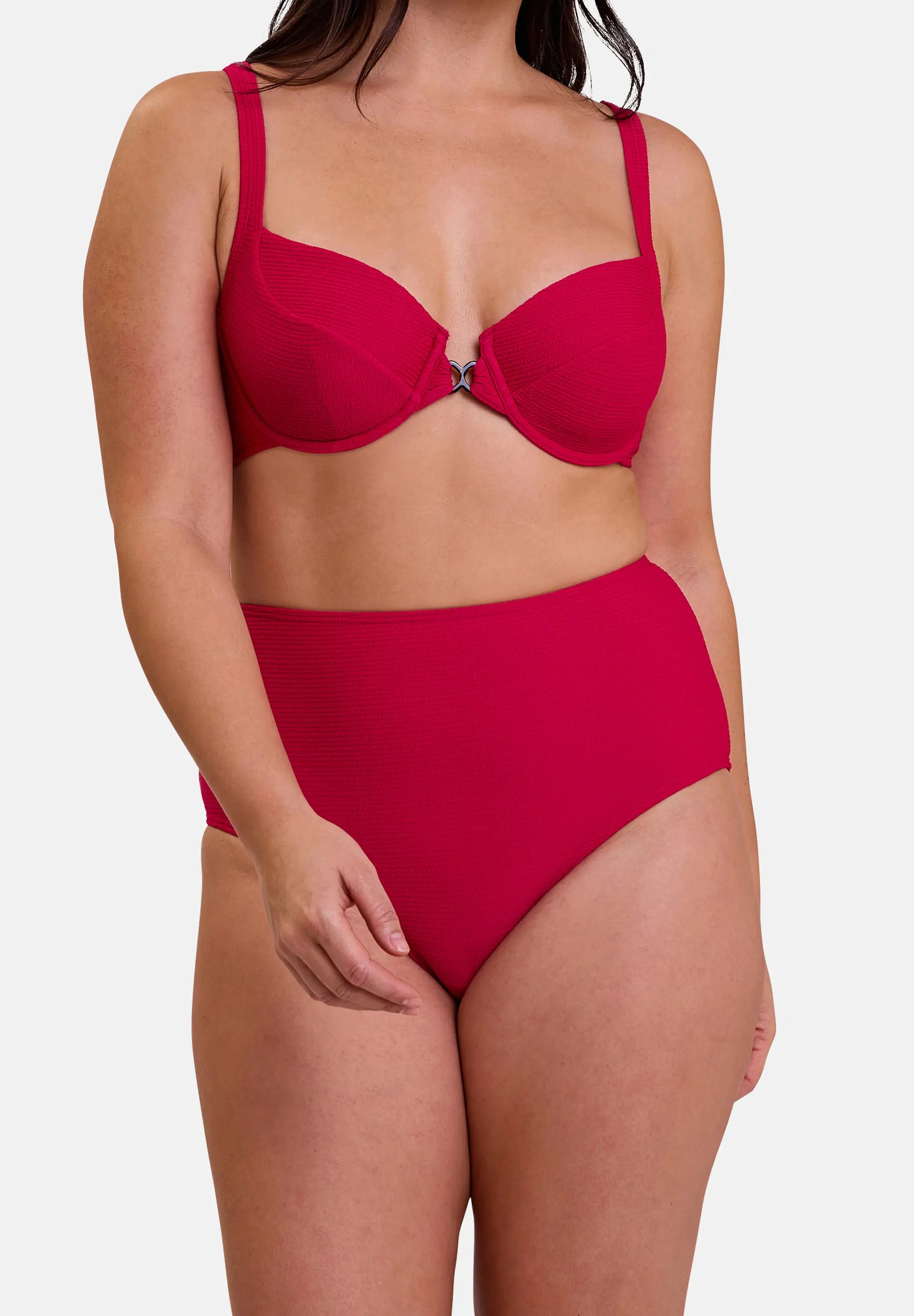 Hoge taille bikinislip Glamourous Textured Kers