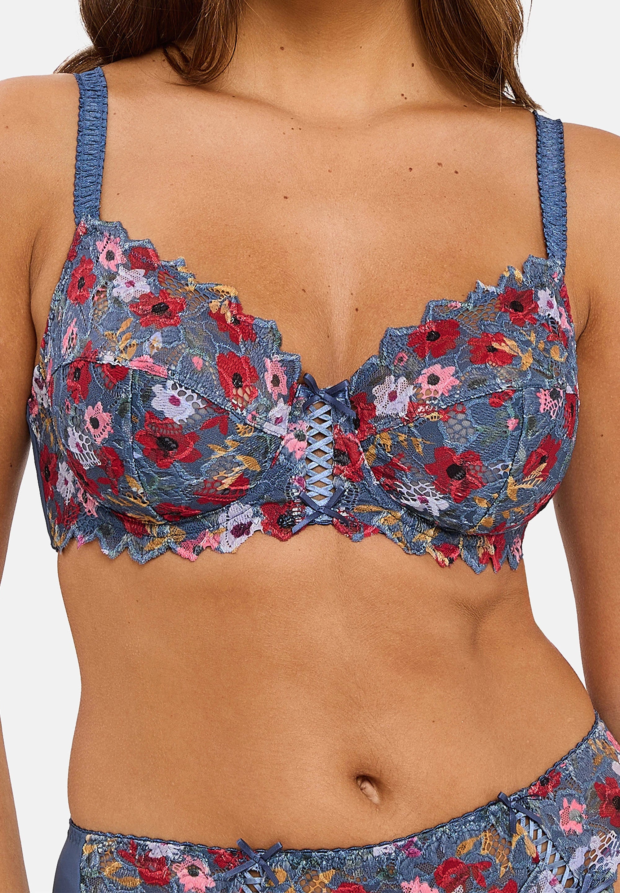 Soutien-gorge emboîtant Arum Mosaïc Imprimé Fleurs Givrées