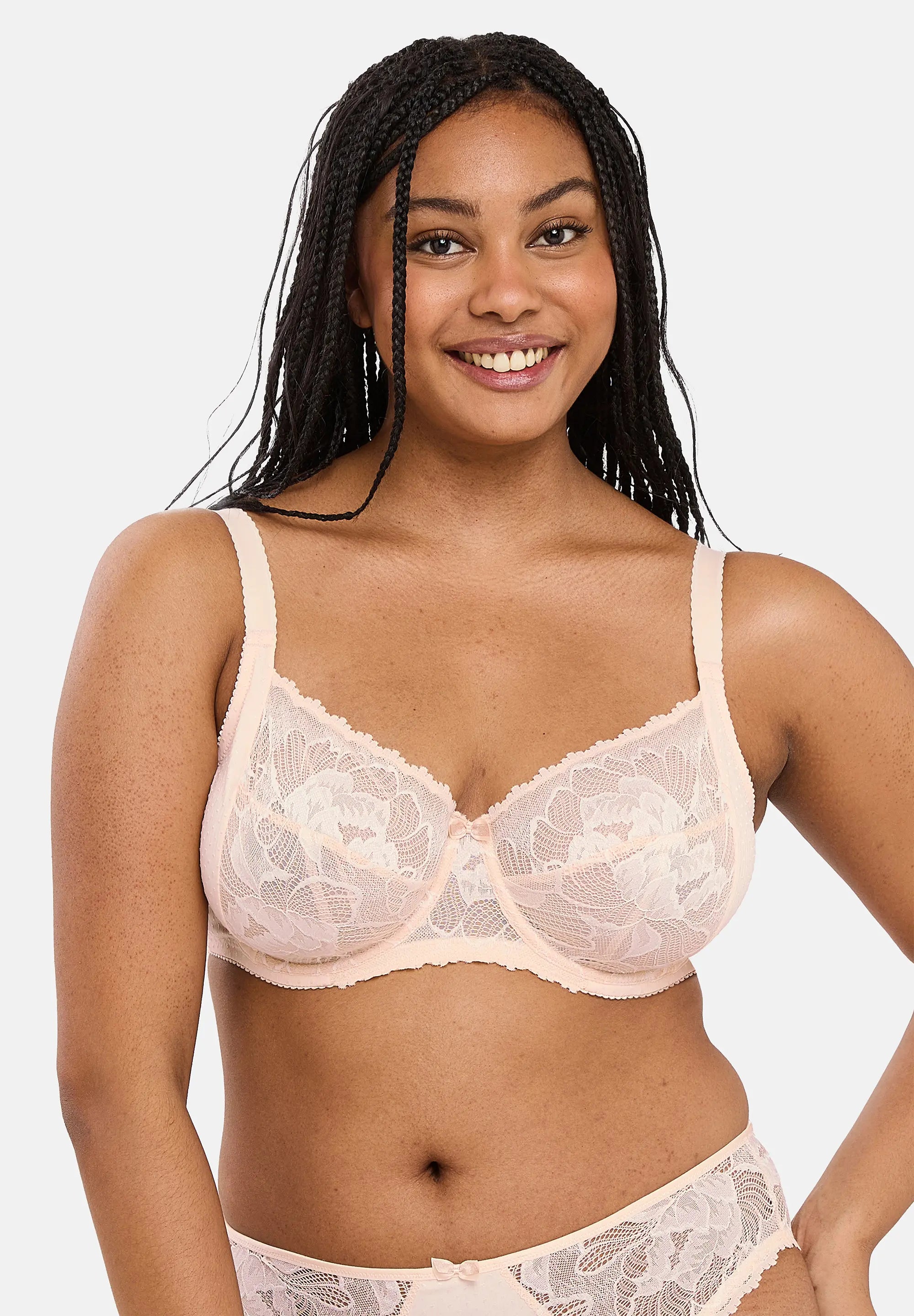 Soutien-gorge emboîtant Capucine Ivoire & Rose