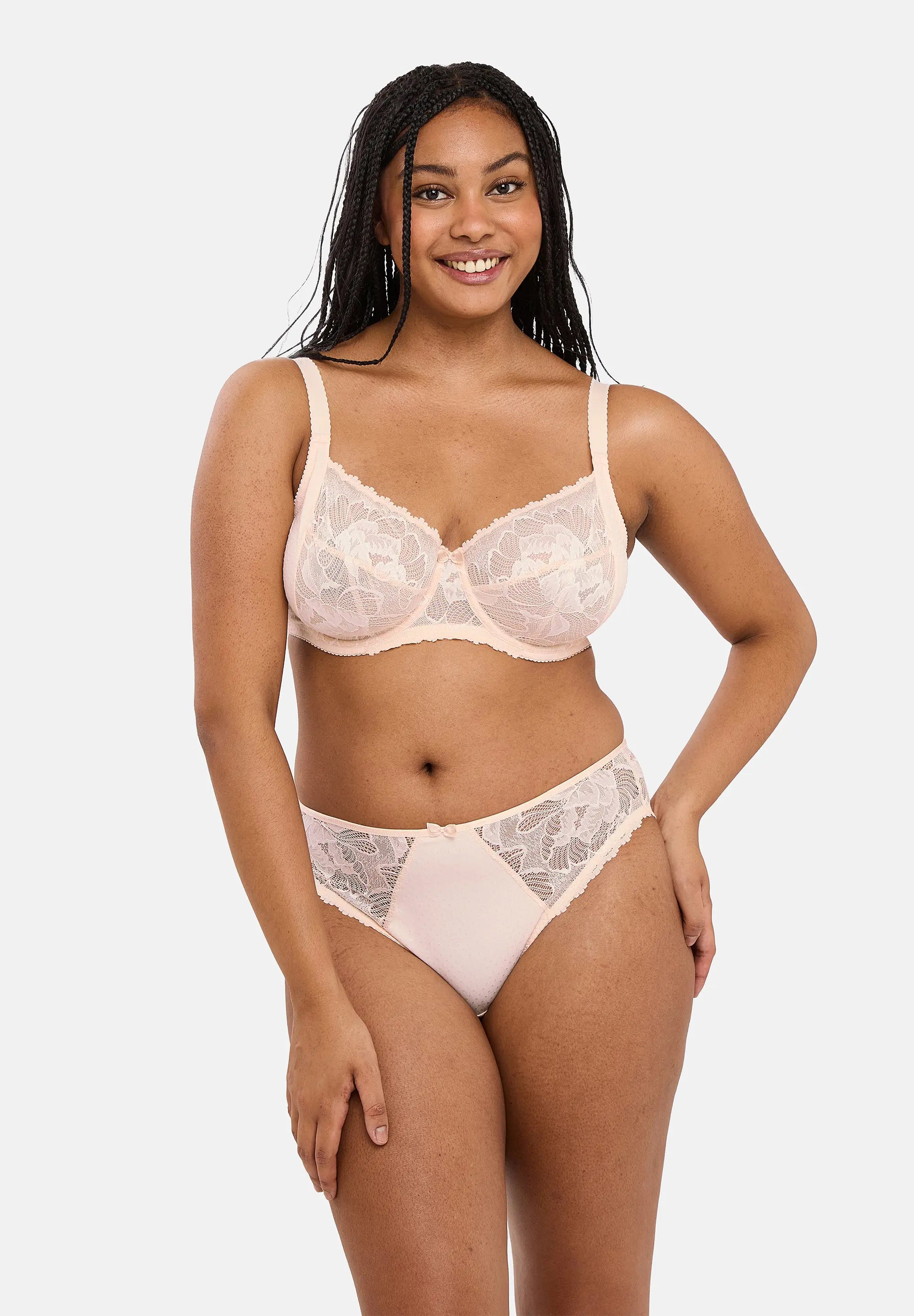 Soutien-gorge emboîtant Capucine Ivoire & Rose