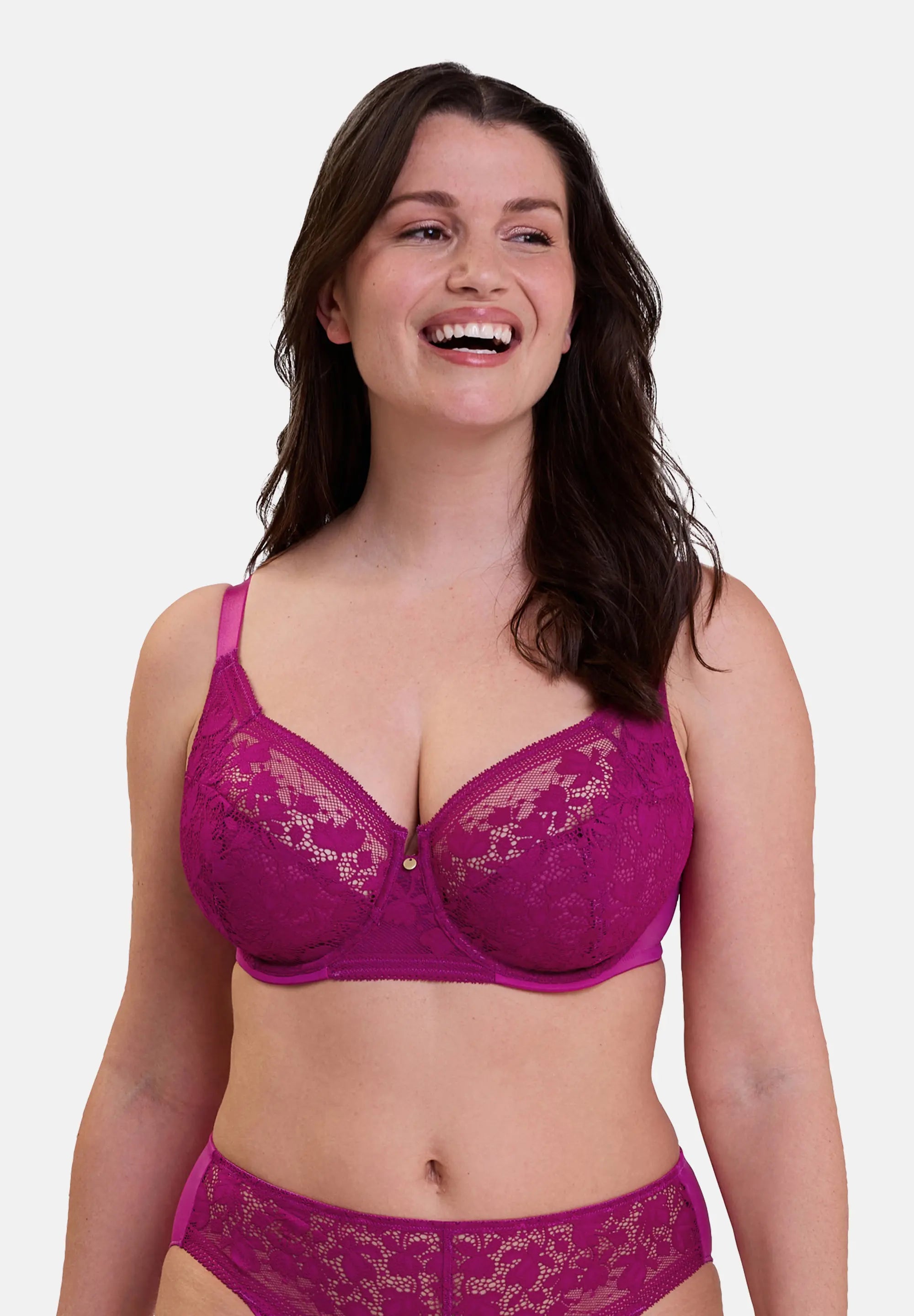 Full Cup Bra Suzie Fuchsia Pink