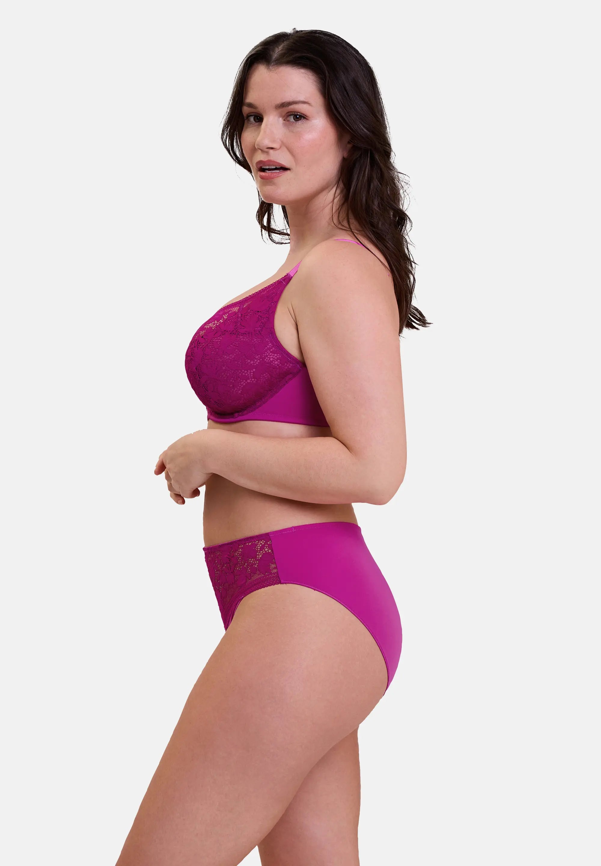 Full Cup Bra Suzie Fuchsia Pink