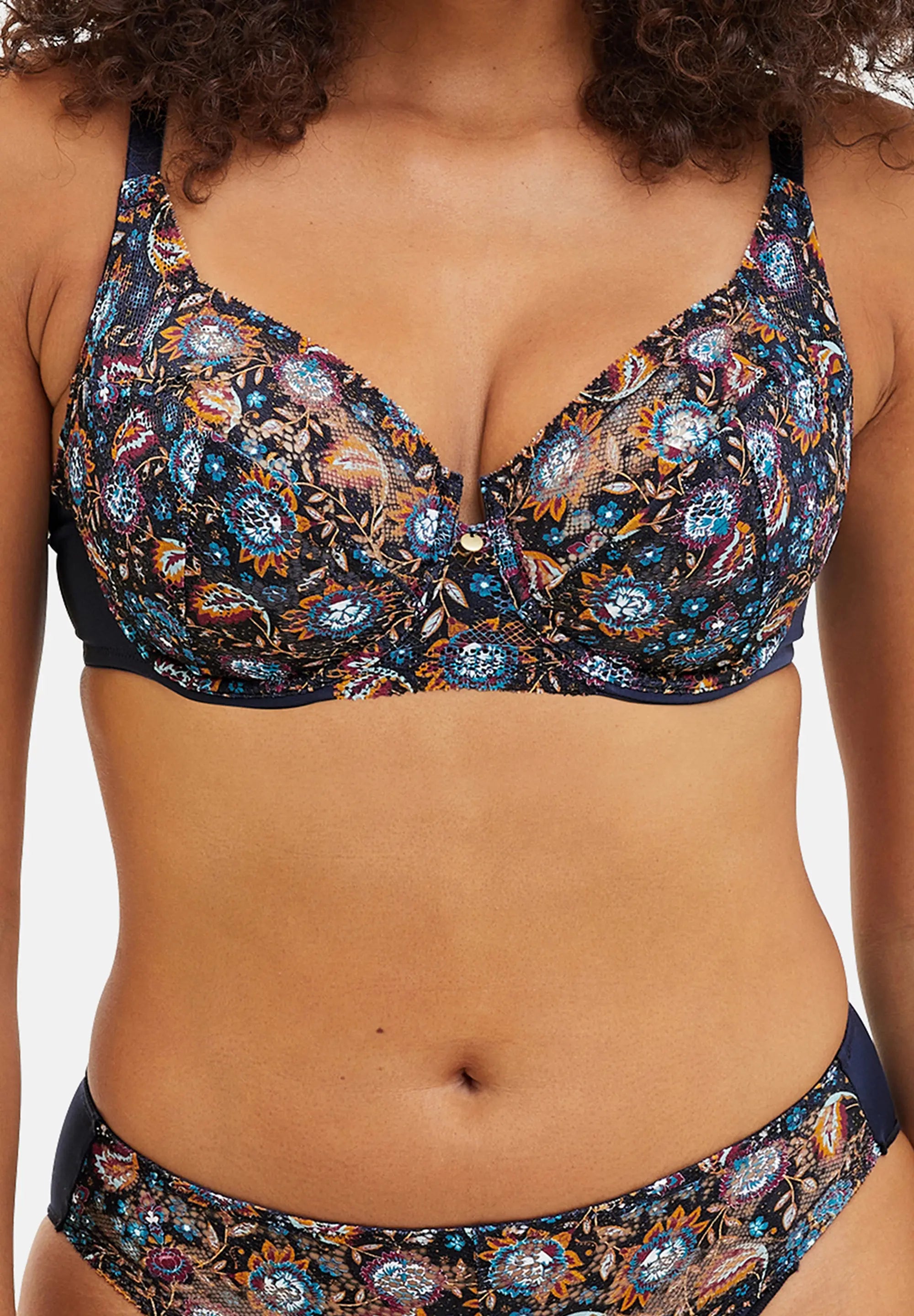 Soutien-gorge emboîtant Suzie Fantaisie Imprimé Floral Gipsy Bleu Marine