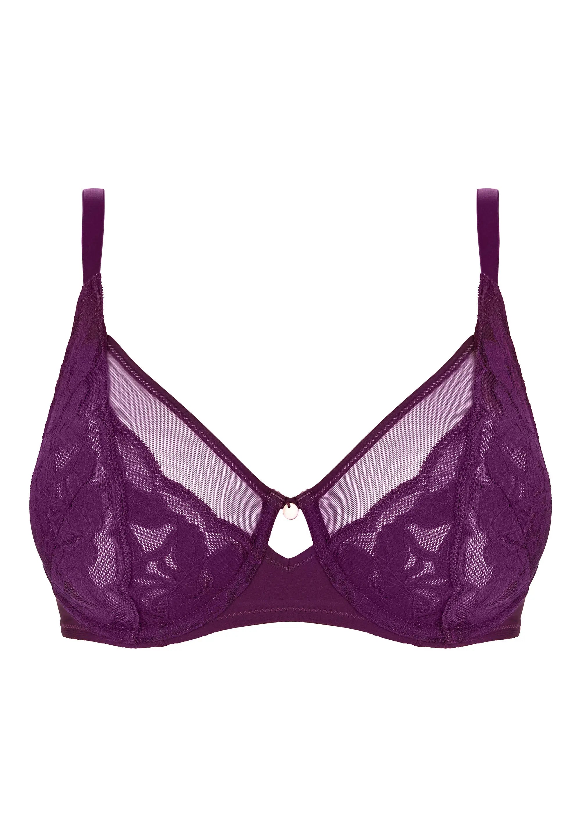 Soutien-gorge emboîtant Romance Violet Profond