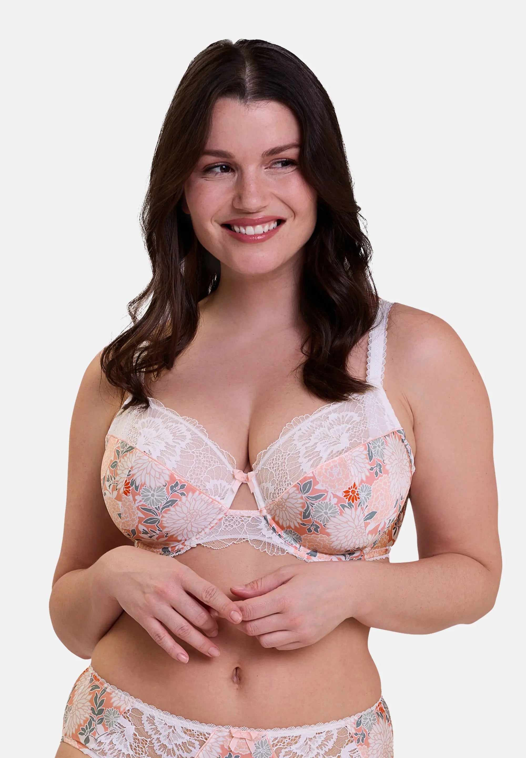 Soutien-gorge emboîtant Aurélie Imprimé Dahlia Clair