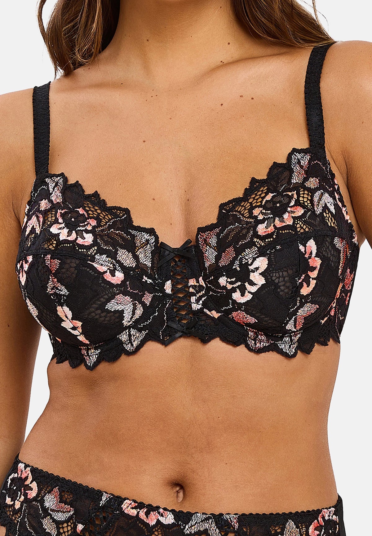 Full cup bra Arum Cabaret Black & Pink