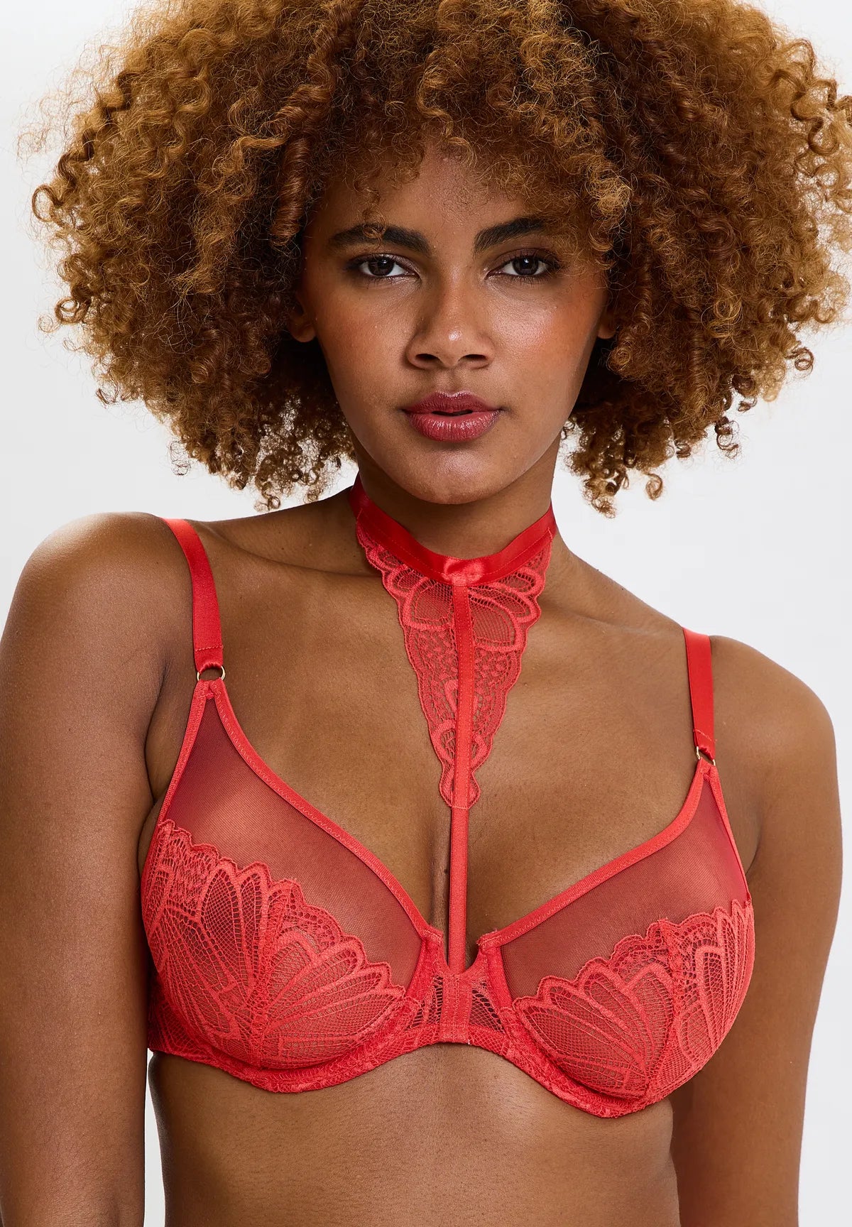 Soutien-gorge et tour de cou Giulia Lovely Rouge