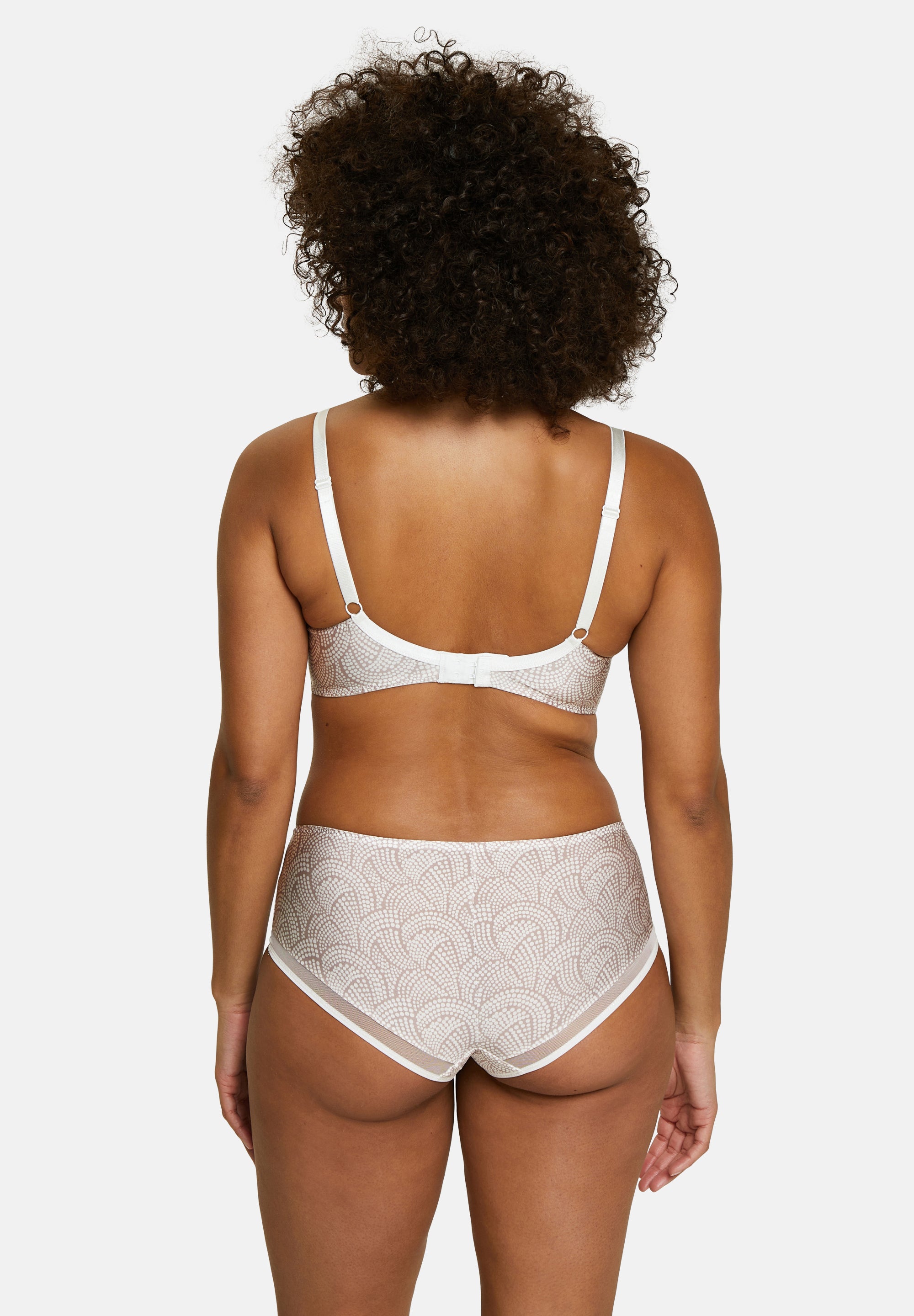 Full Cup Bra Complice Taupe Graphic Print