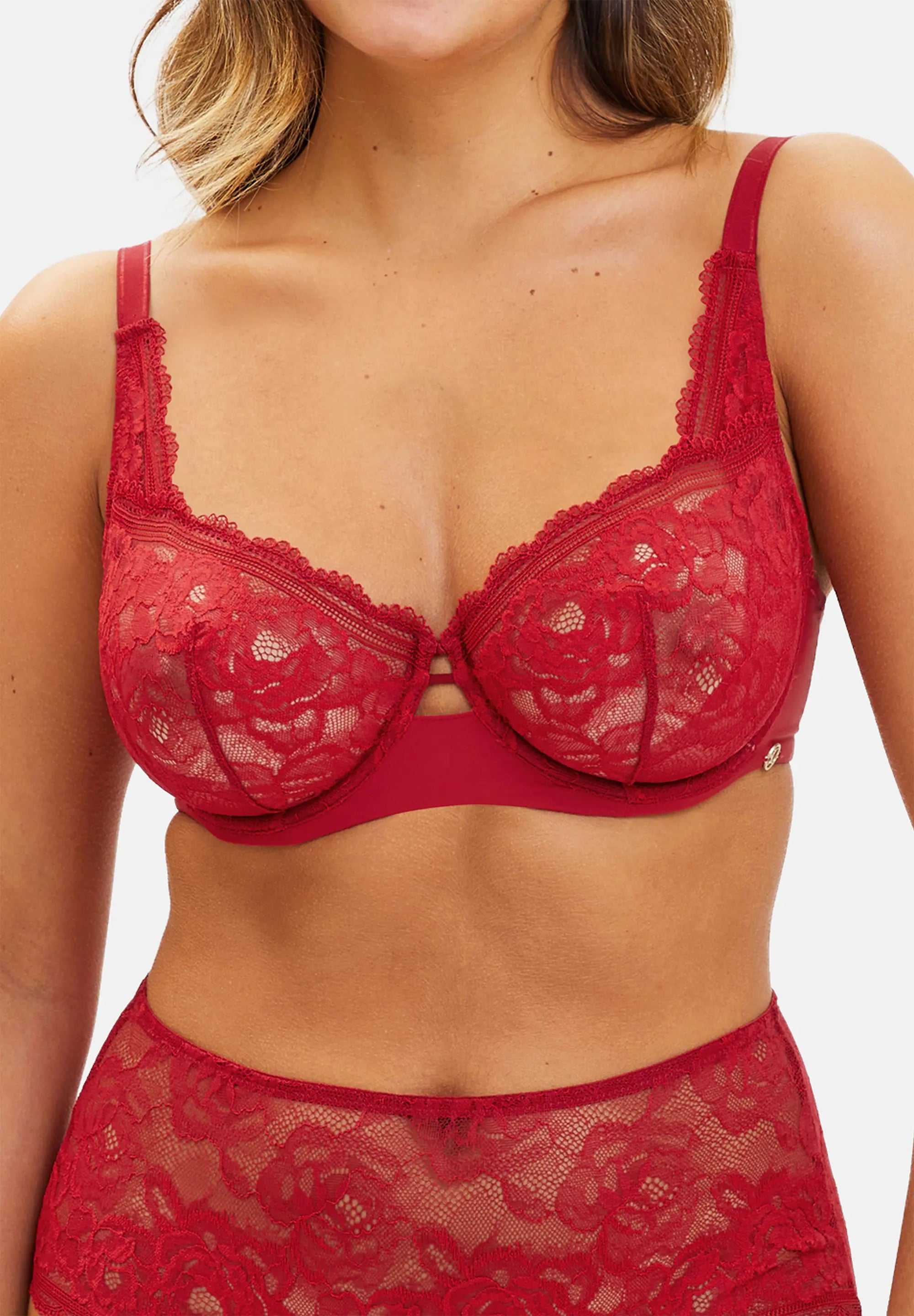 Soutien-gorge corbeille Lily Rouge Rubis
