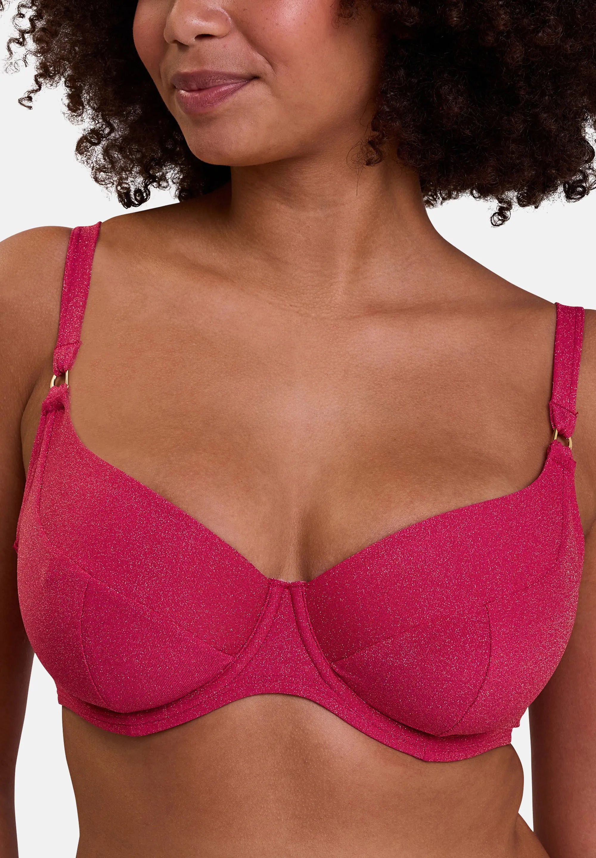 Reflet Cerise underwired swimsuit top