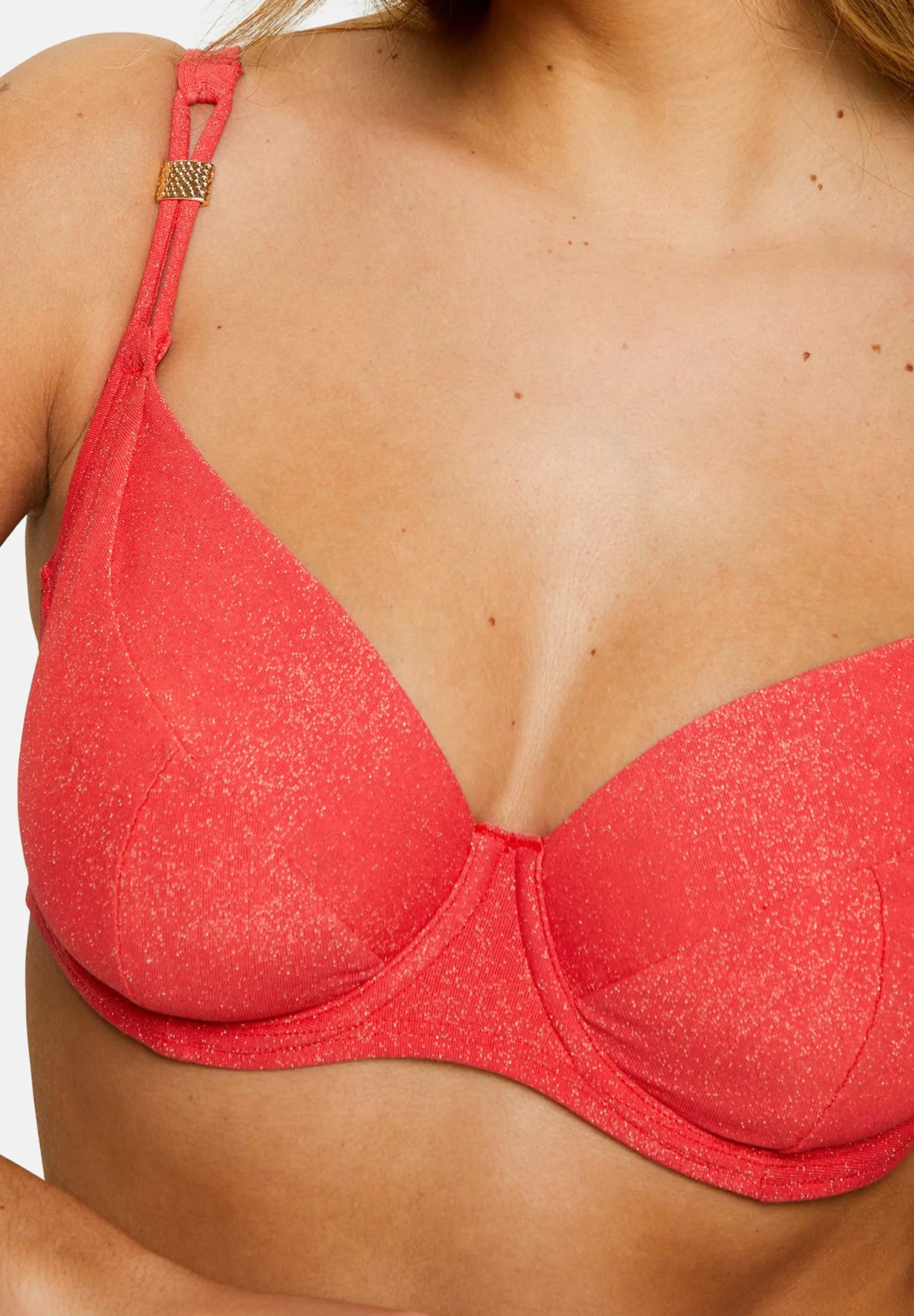 Bikinitop met beugel Bask in Bliss Poppy Rood