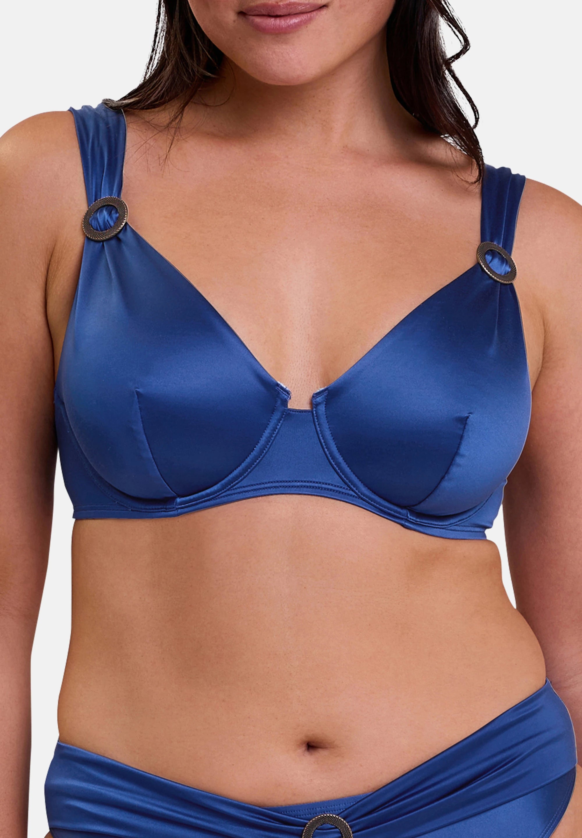 Haut de maillot de bain avec armatures Maui Bleu Mazarine