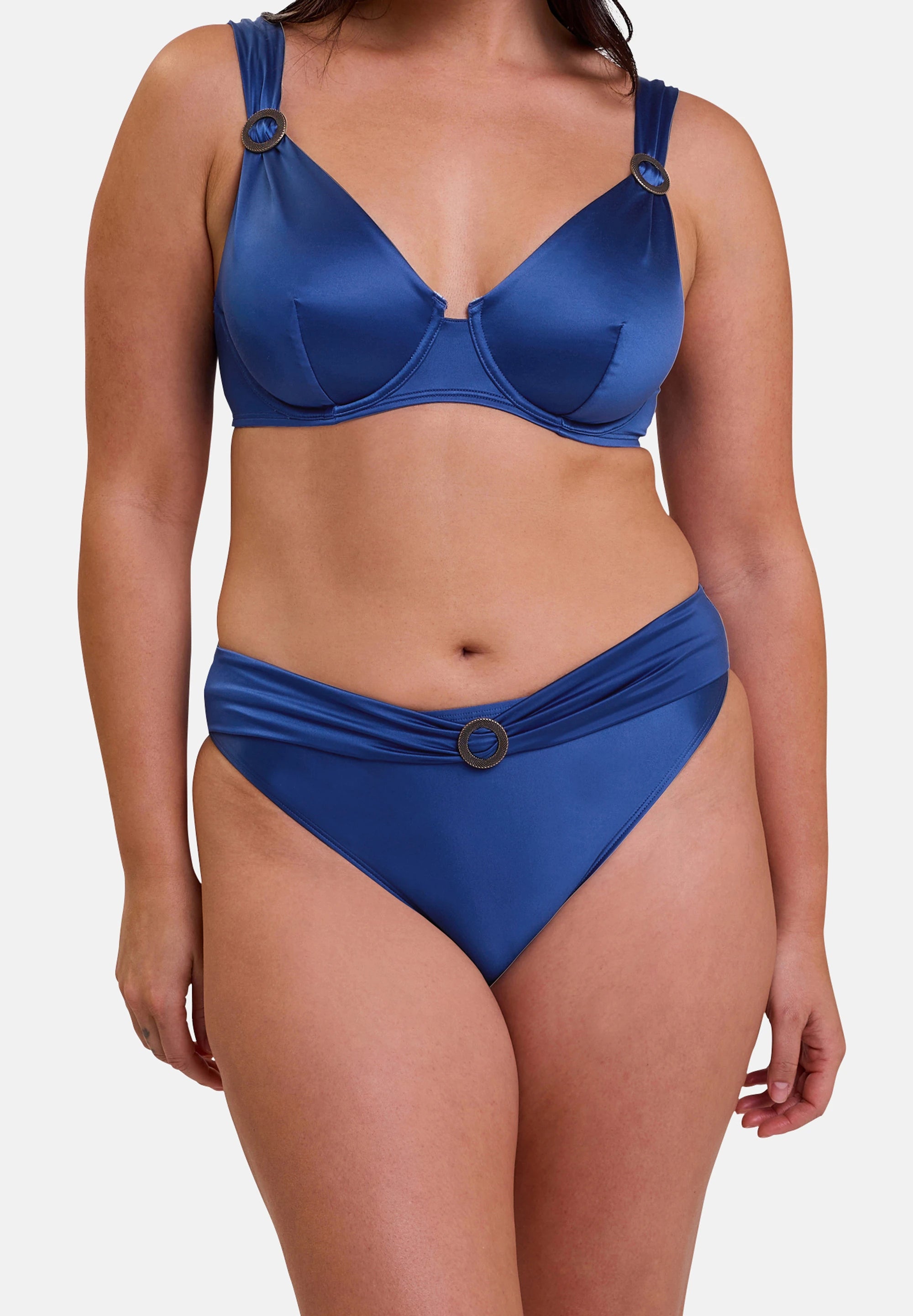 Haut de maillot de bain avec armatures Maui Bleu Mazarine – vue de face