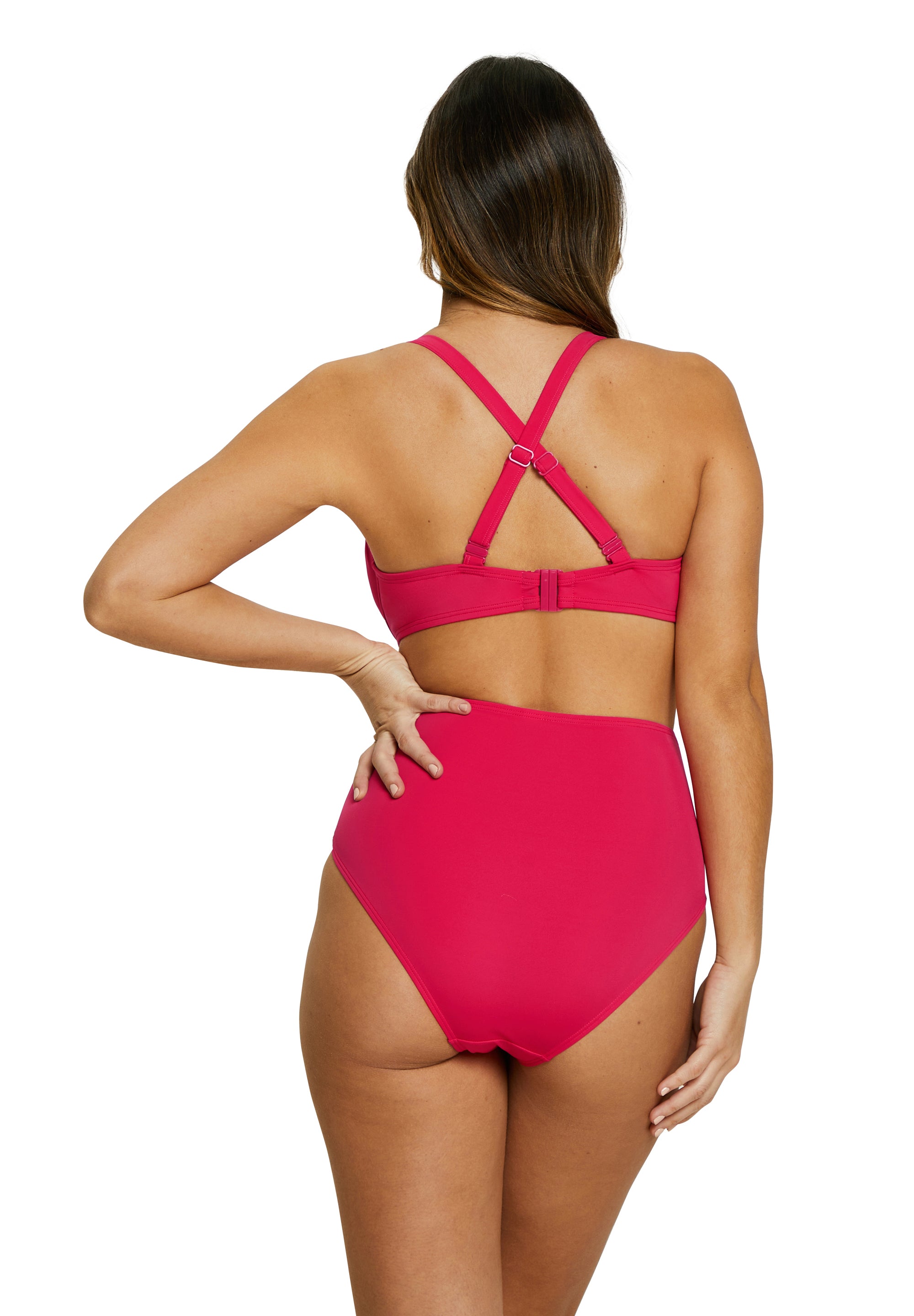 Bikinitop met beugel Elevated Basics Virtuele Roze