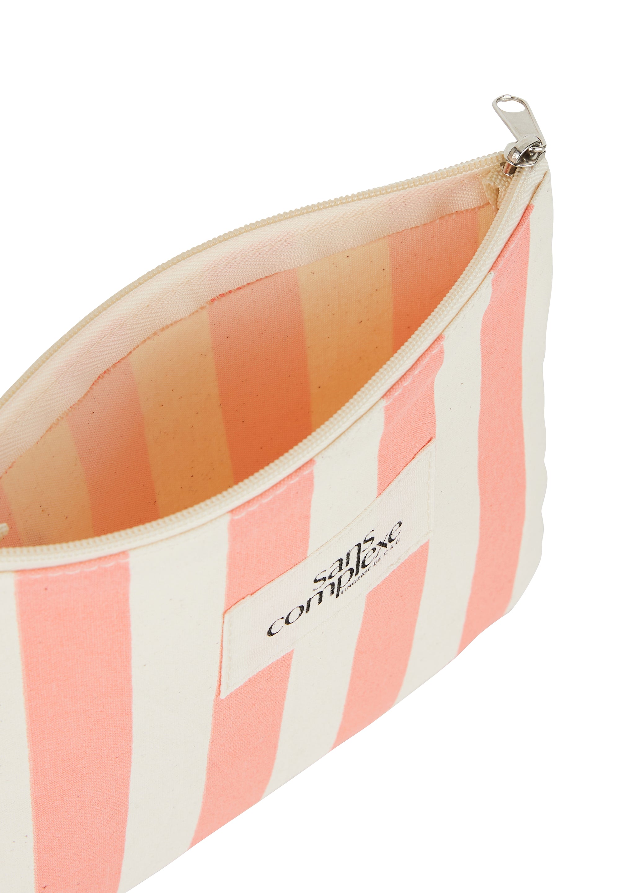 Gestreiftes Kosmetiktäschchen