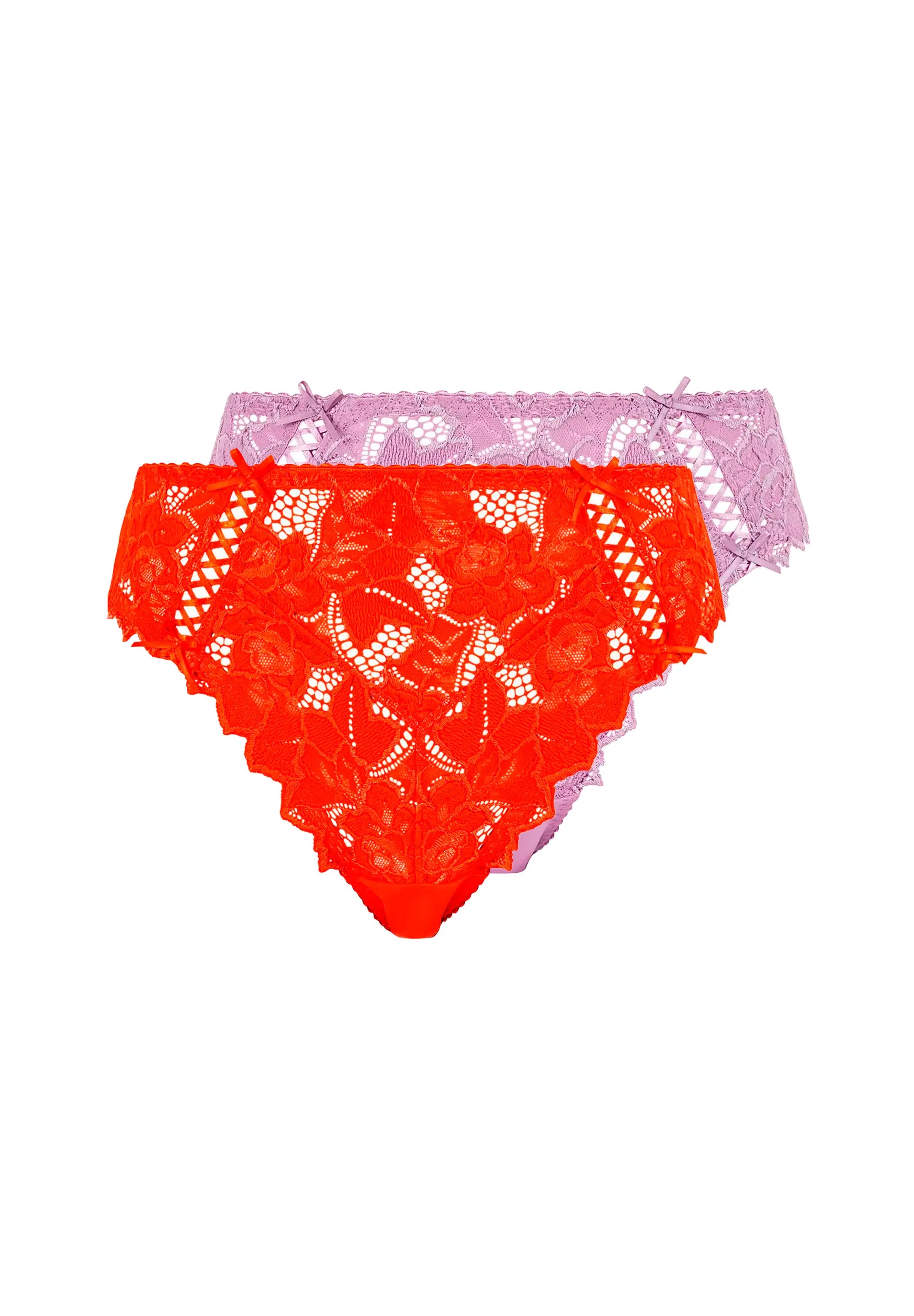 Set van 2 Arum slips in Oranje en Lavendel