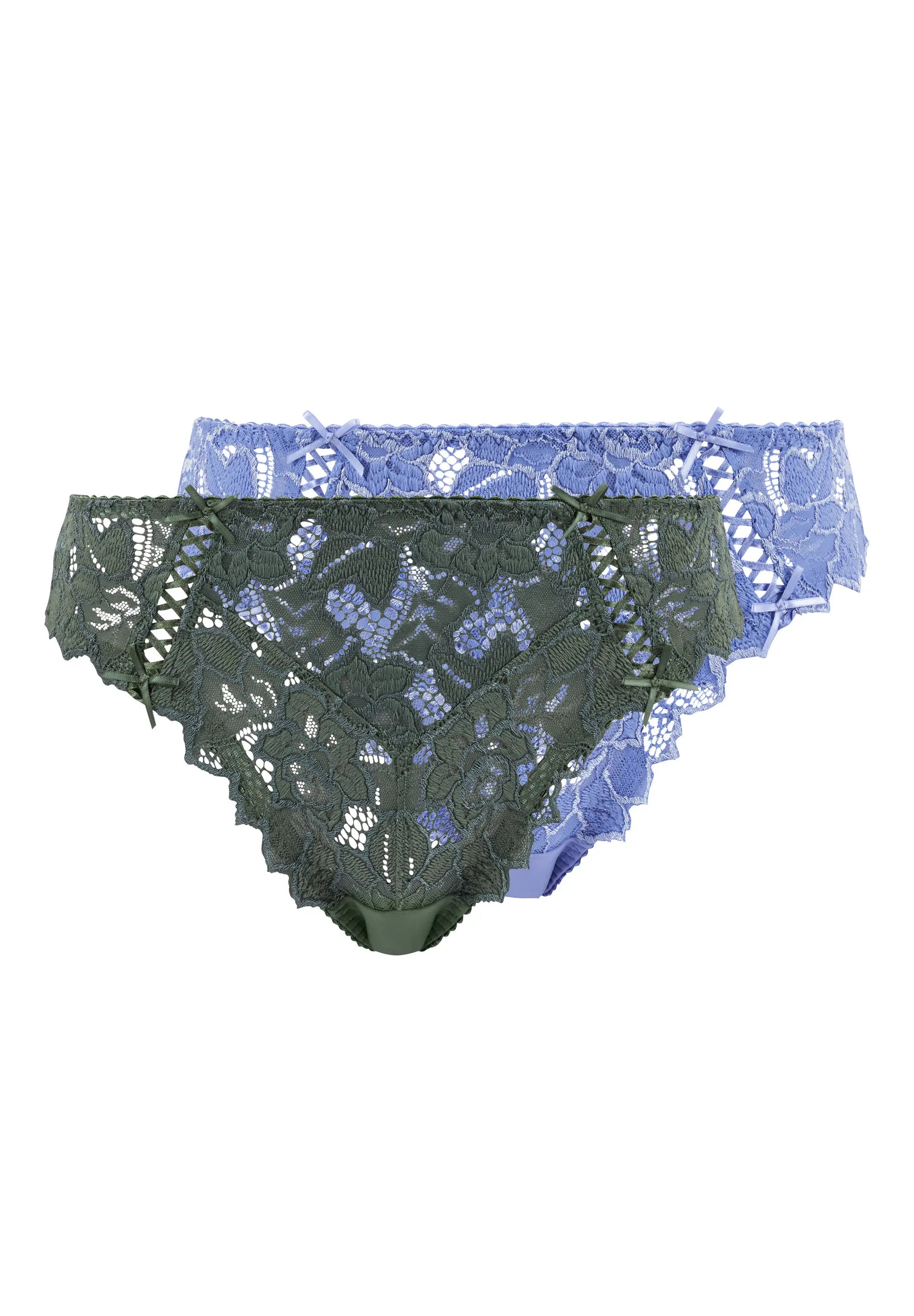 Pack of 2 classic briefs Arum Green Thyme & Jacaranda Blue
