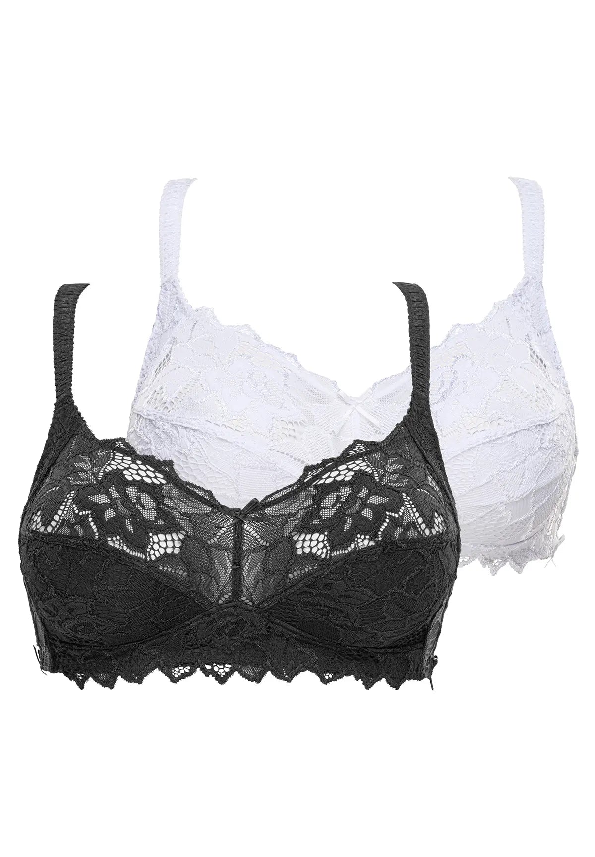 Lot De 2 Sous-bonnets En Coton Modal - Réversibles (noir/blanc), Respirants, élastique Réglable - Pour Hijab.