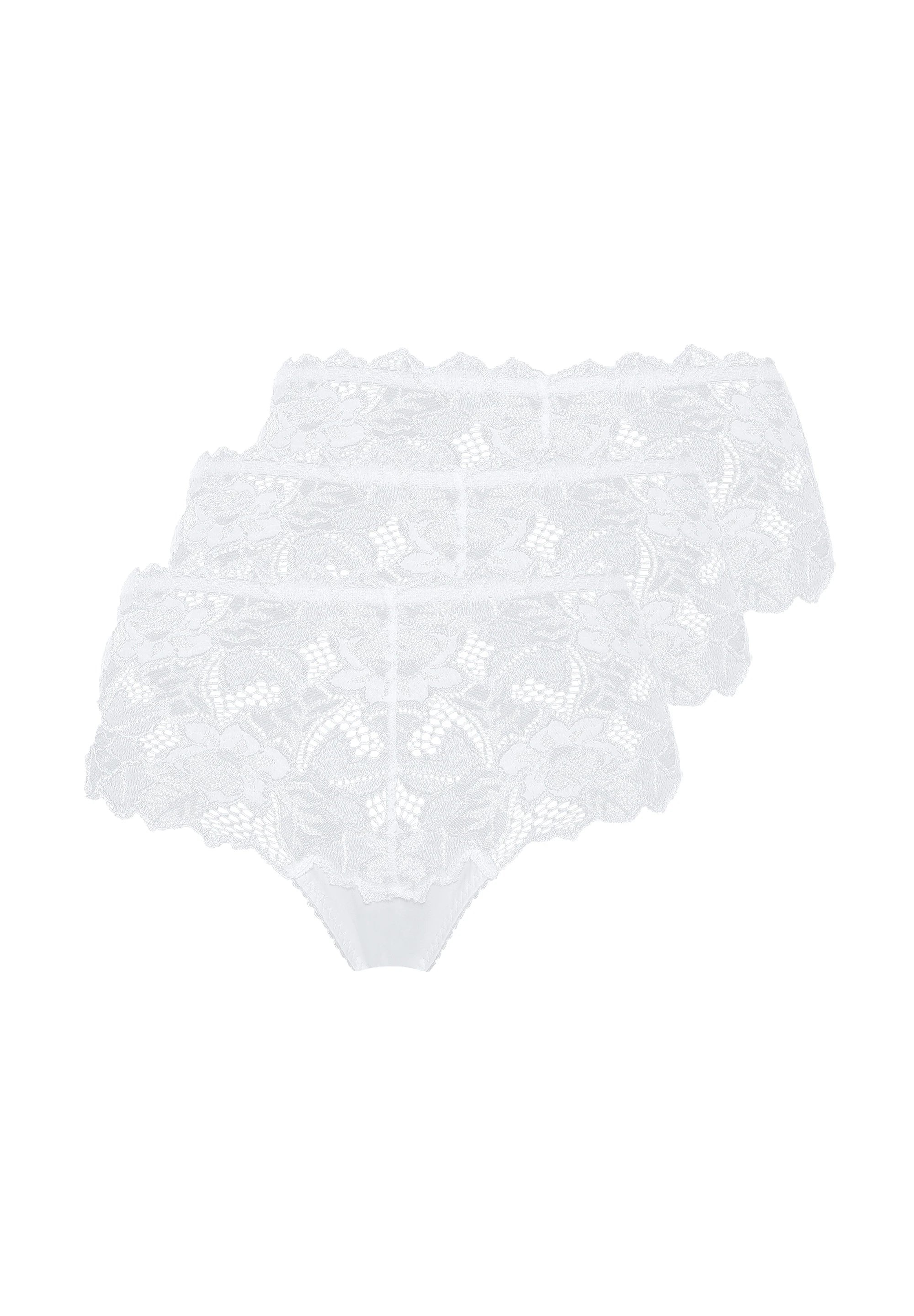 Pack of 3 medium briefs Arum Black, White and Skin
