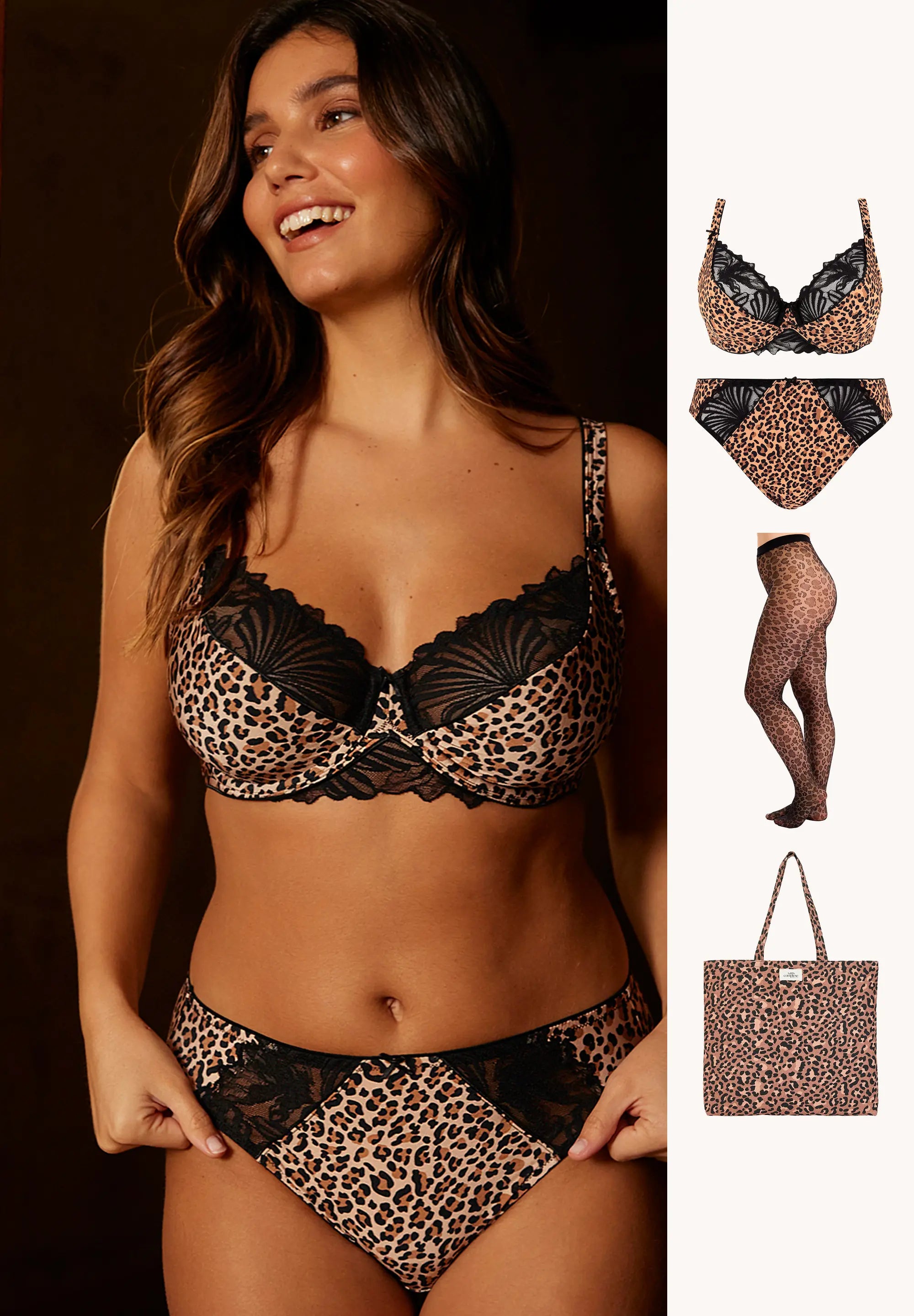 Ensemble Lya avec collants et tote bag