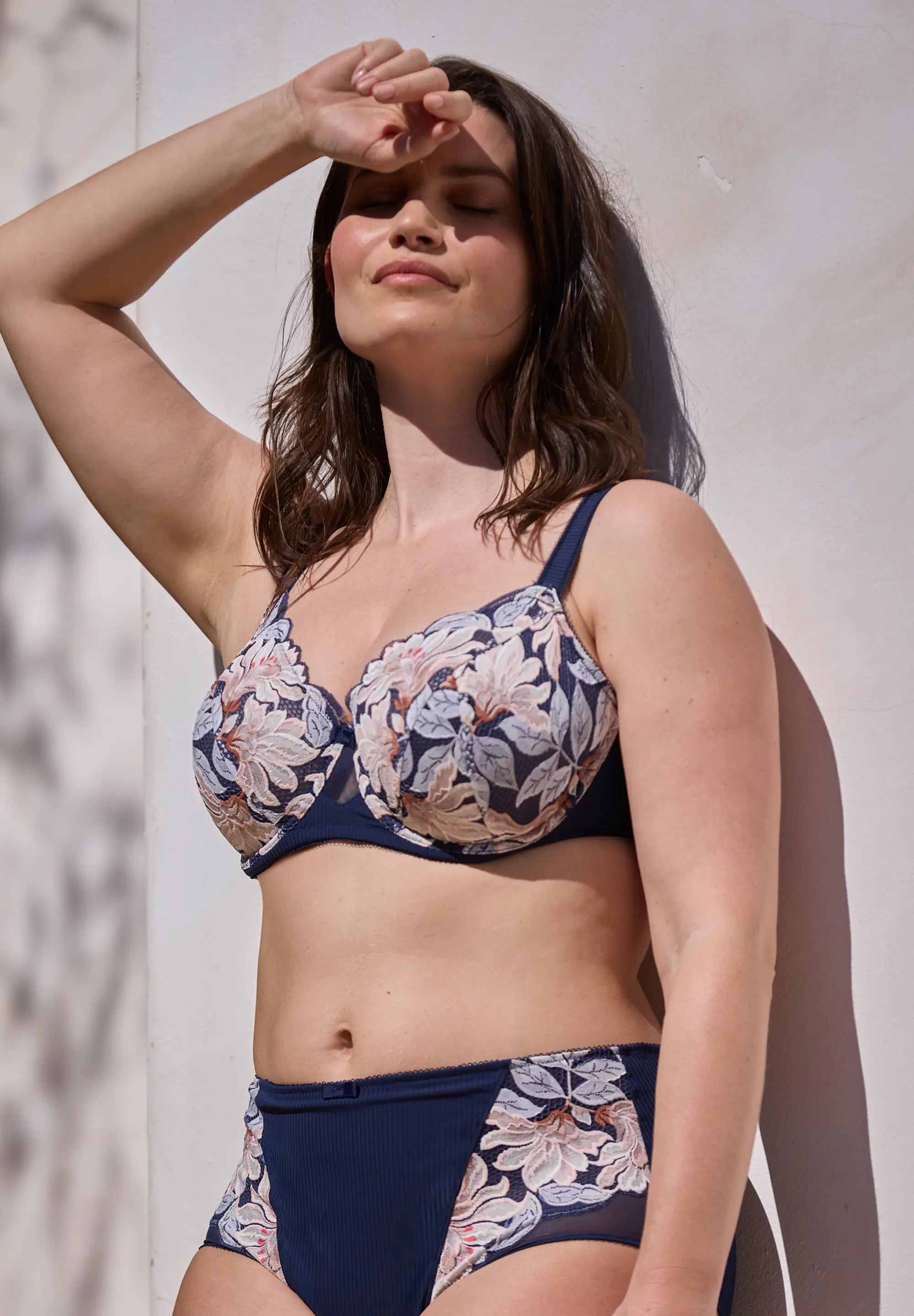 Bügel-BH Rosa Fantaisie Kosmetikblau