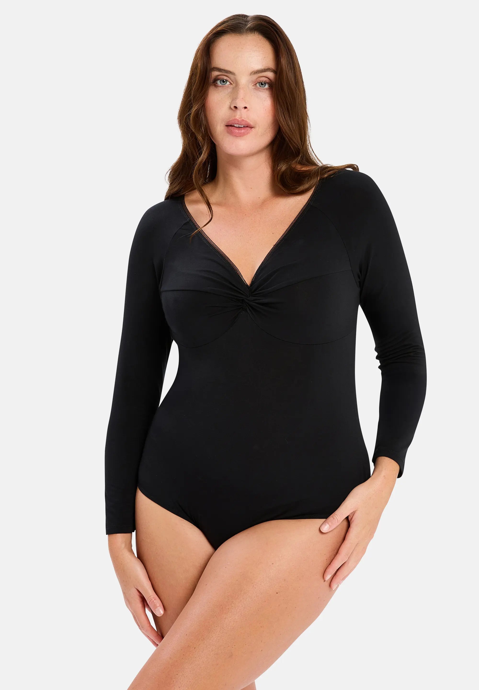 Body thermique à manches longues Chill noir