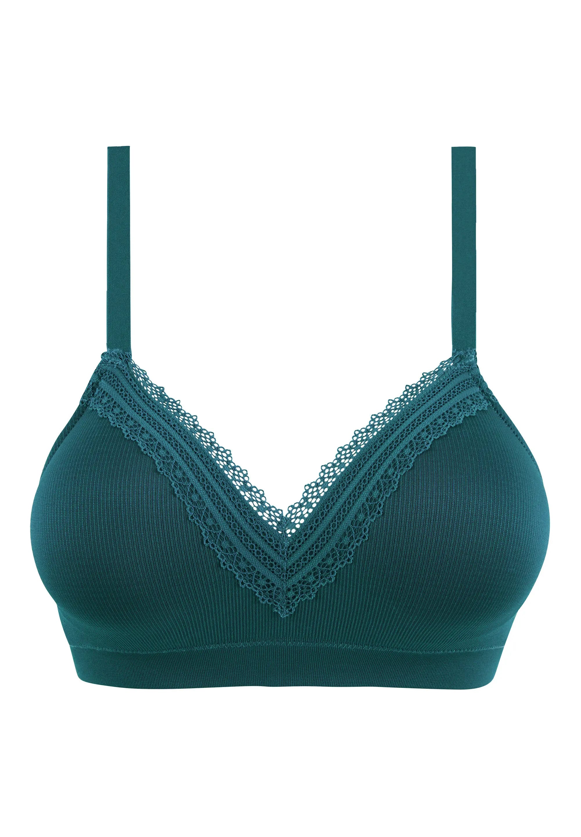 Bralette zonder beugels Agathe Smaragdgroen
