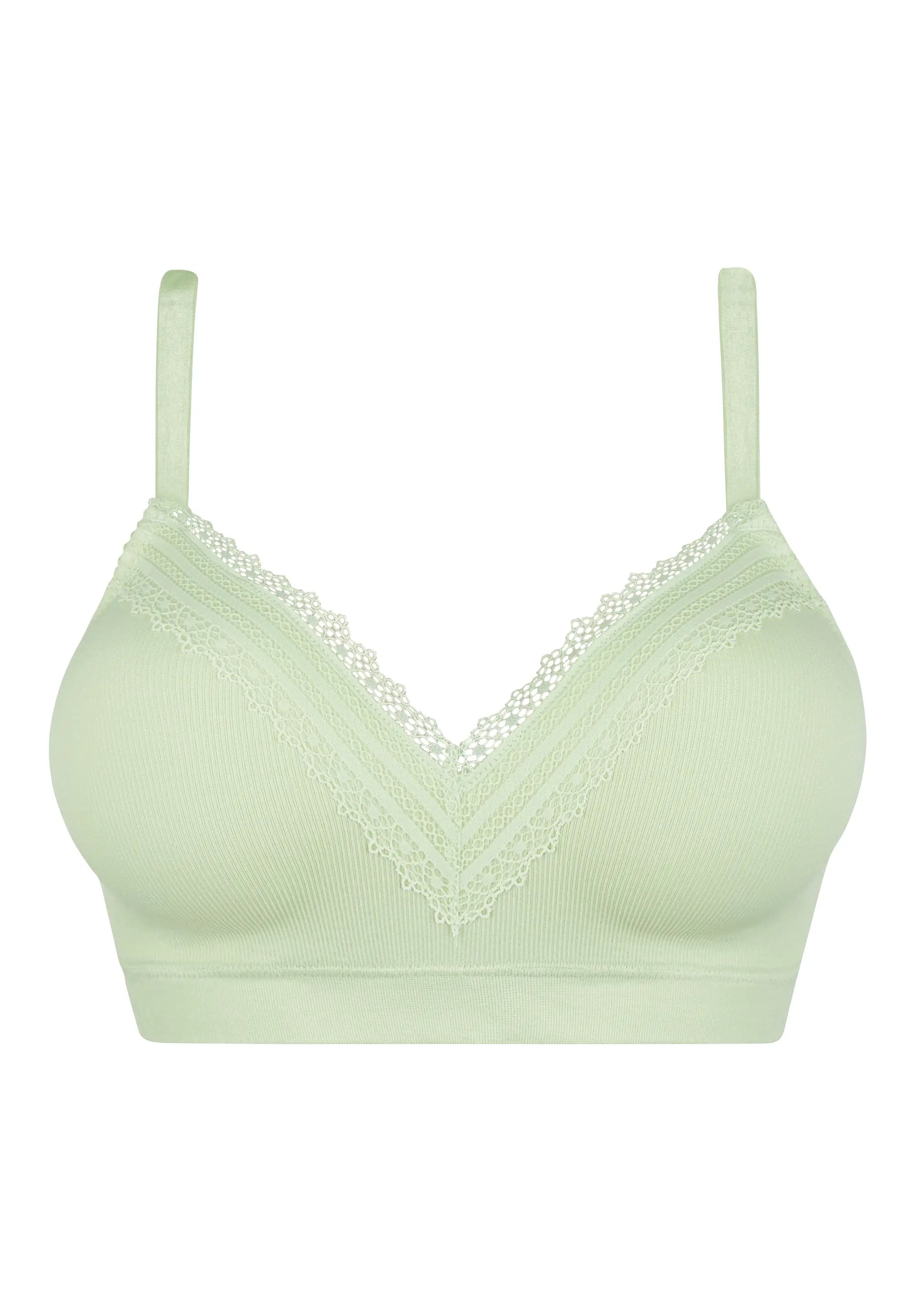 Brassière sans armatures Agathe Vert Tendre