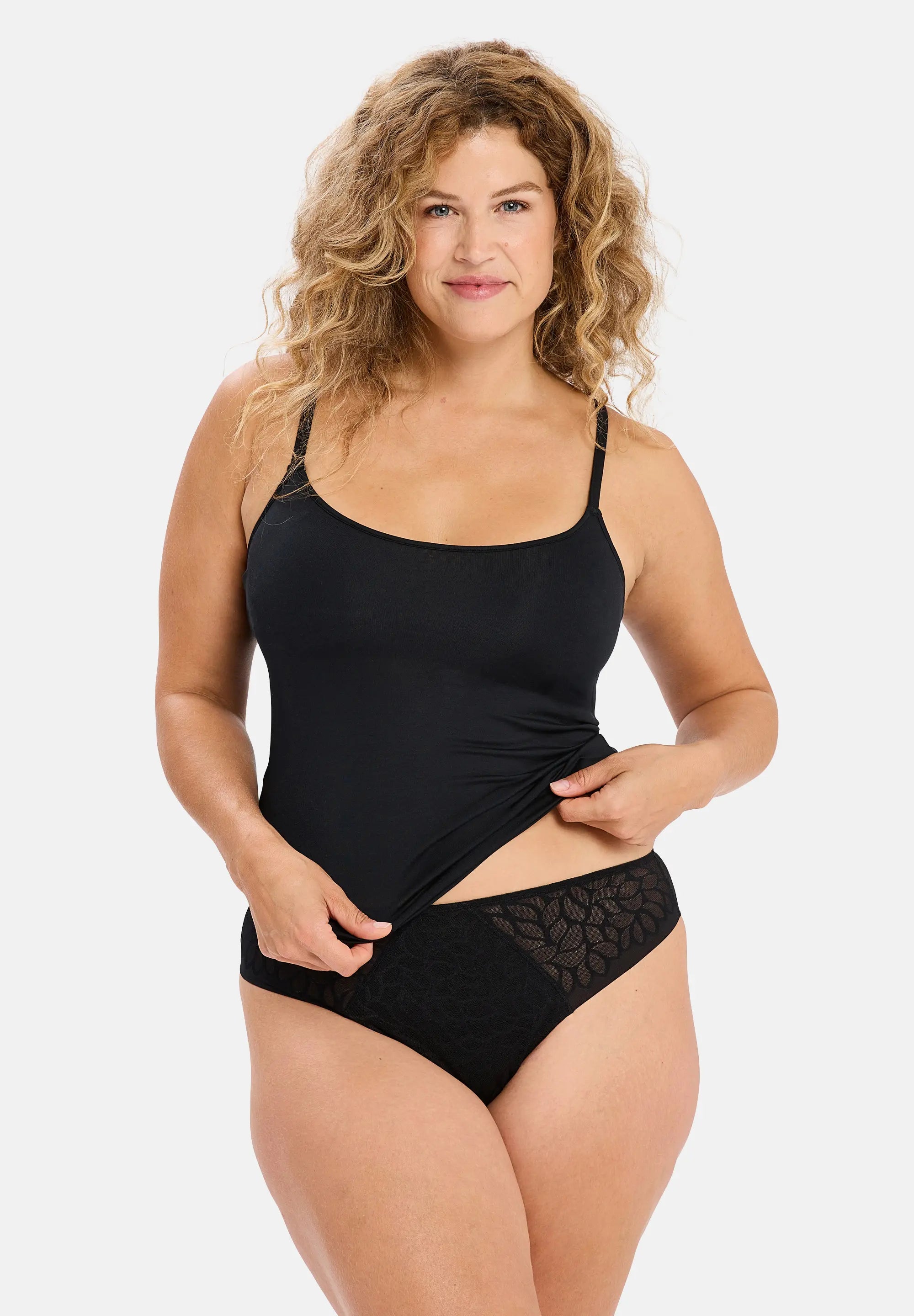 Caraco coques intégrées Secret Noir