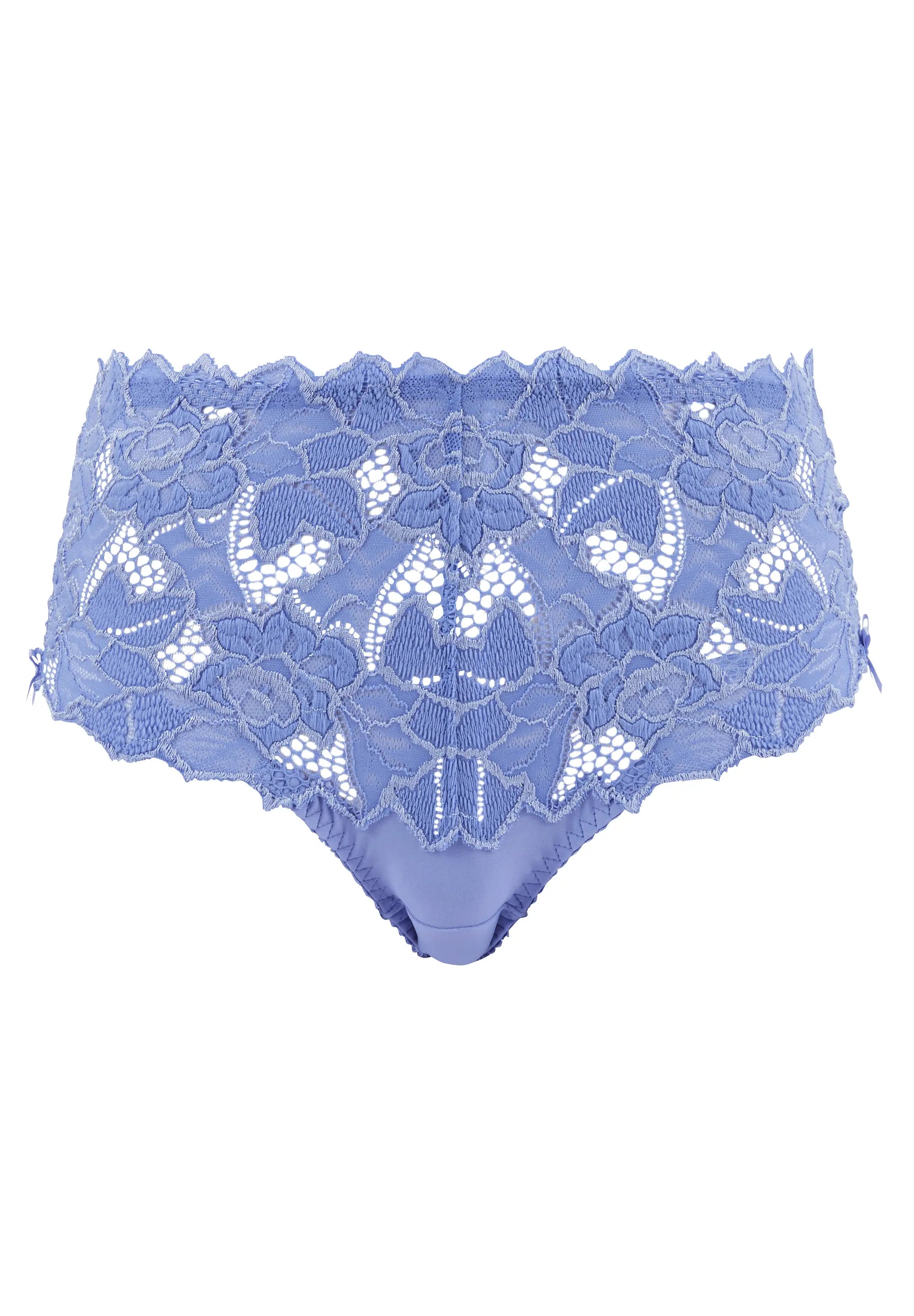 Hoge Taille Slip Arum Jacaranda blauw