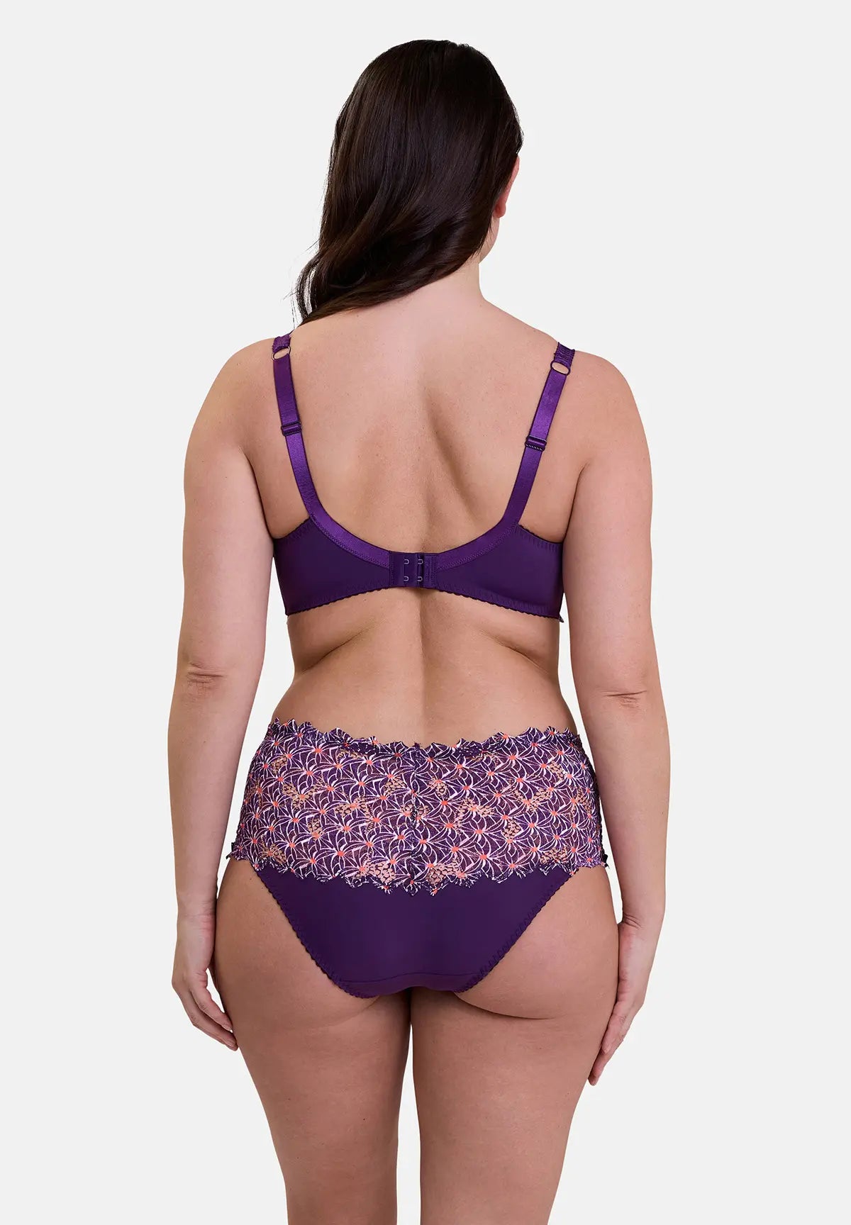 Culotte Arum Mosaïc Imprimé Graphique Mûre