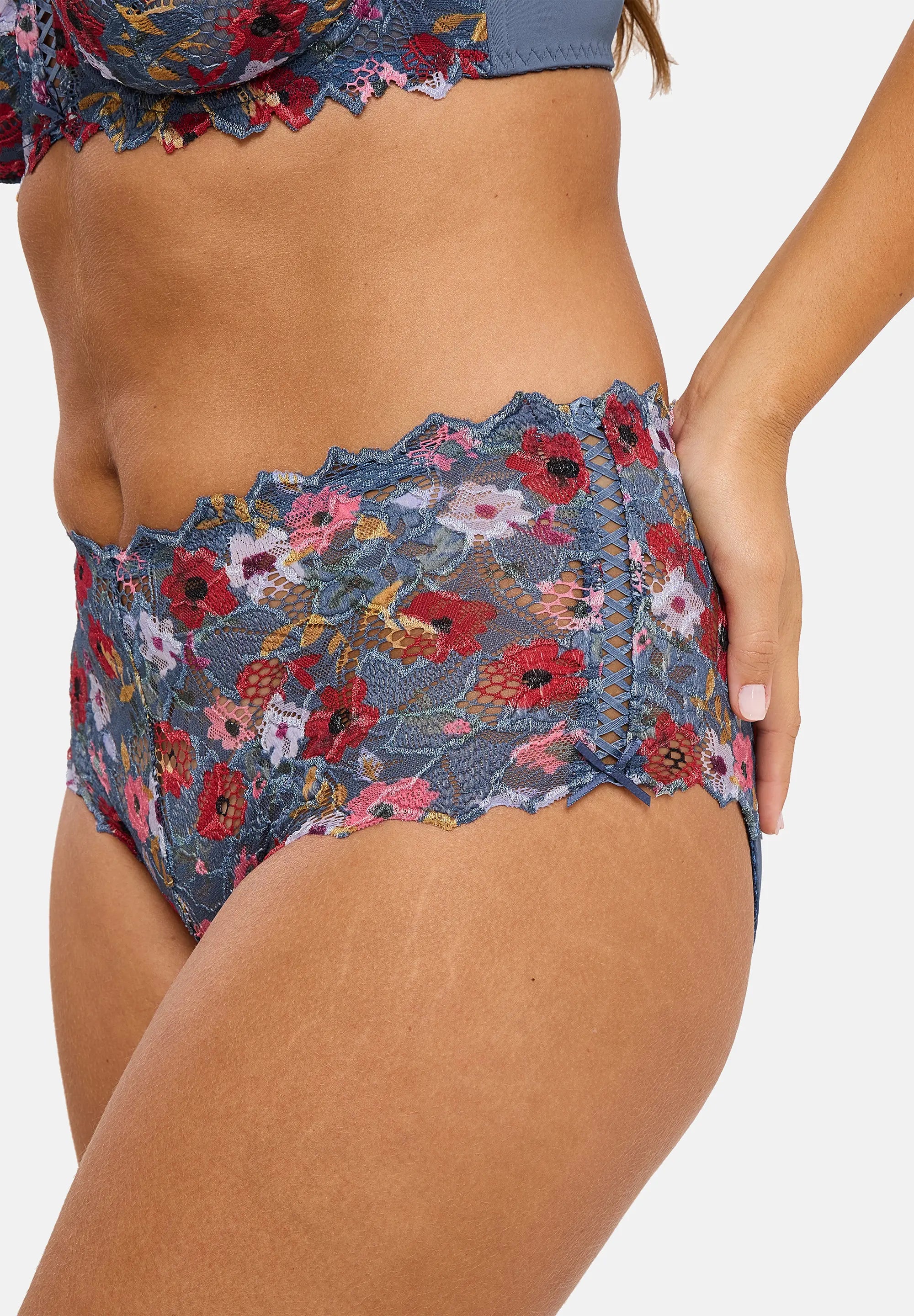 Medium briefs Arum Mosaic Printed Frosted Flowers