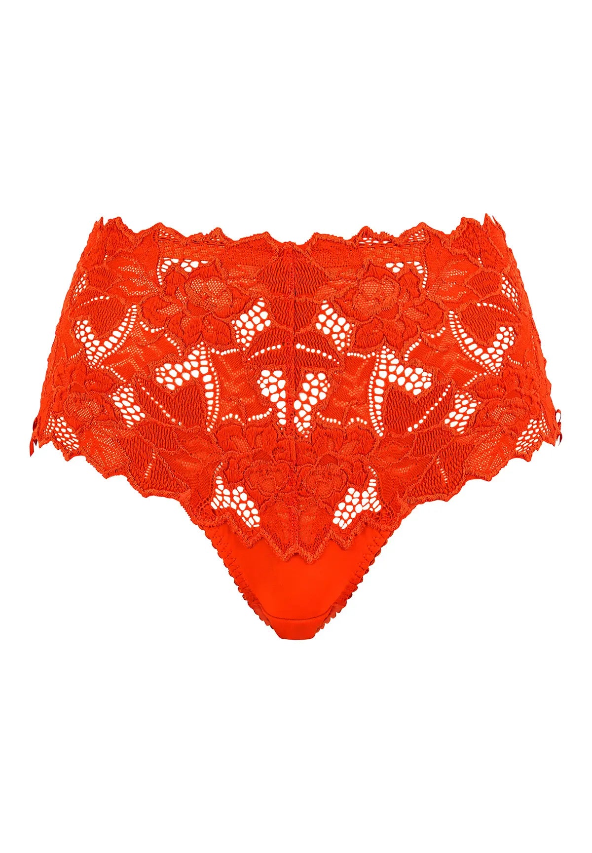 Hoge Taille Slip Oranje Mandarijn